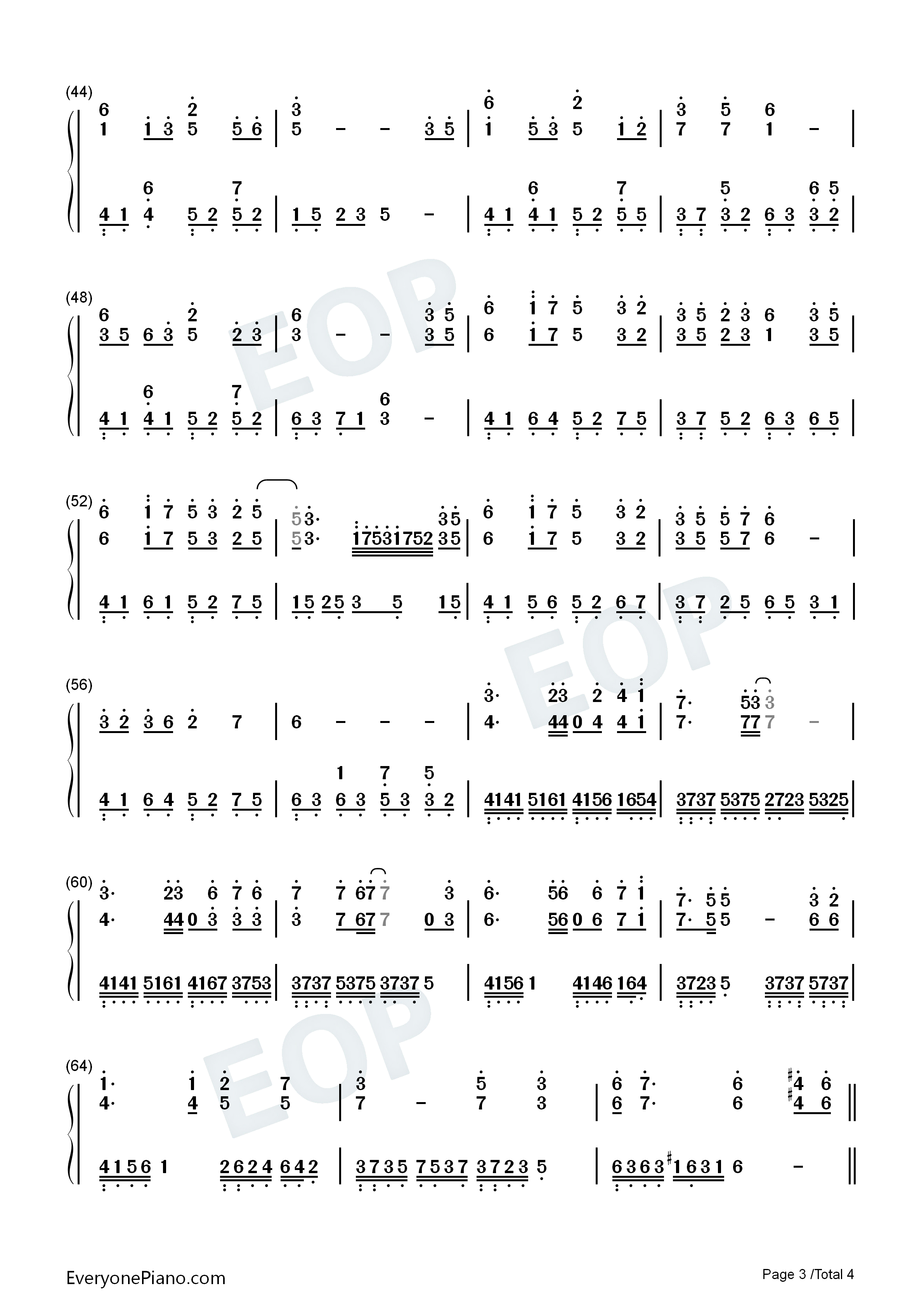 浮生辞钢琴简谱_银临演唱