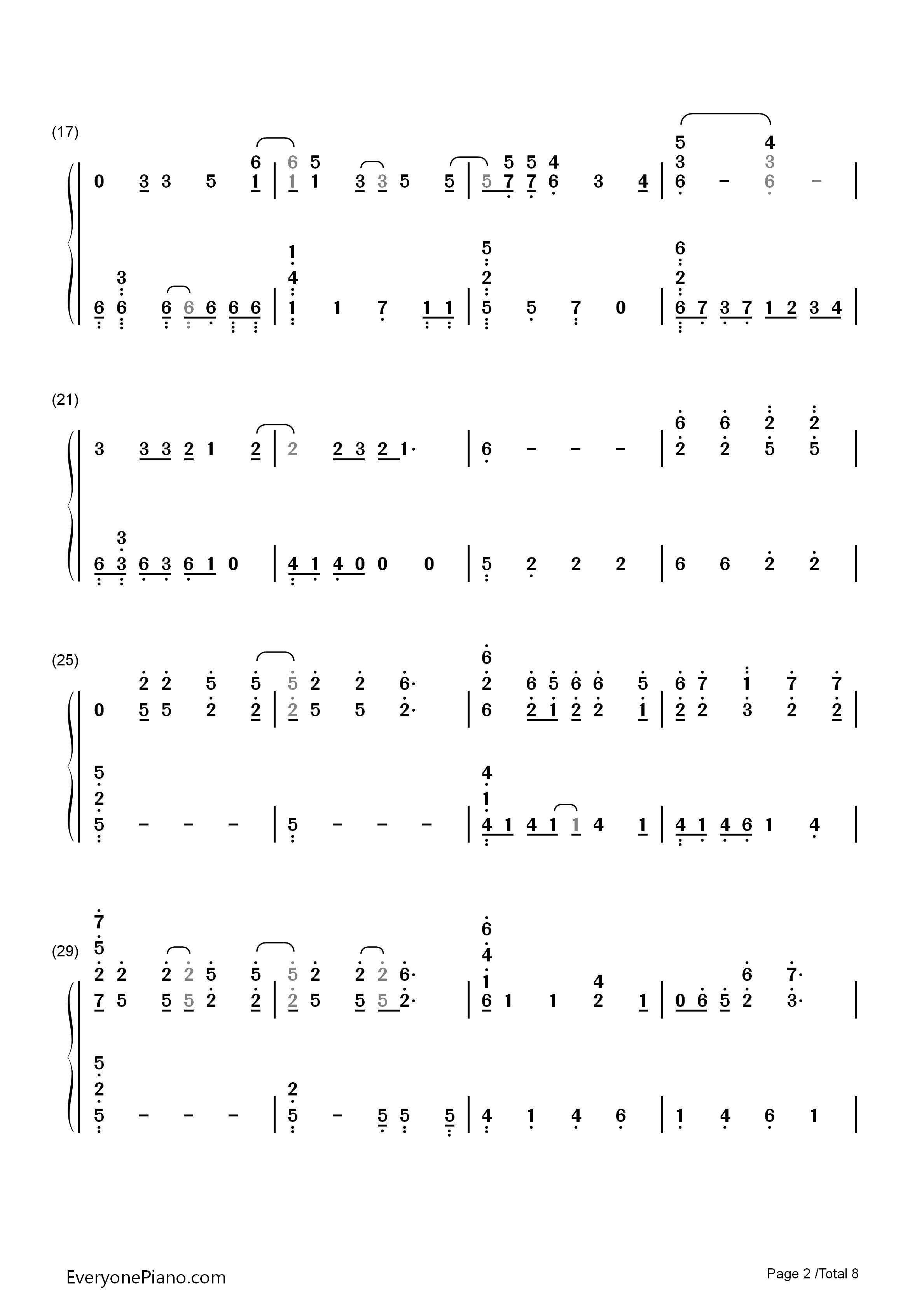 Let_It_Go完整版钢琴简谱_Demi_Lovato演唱