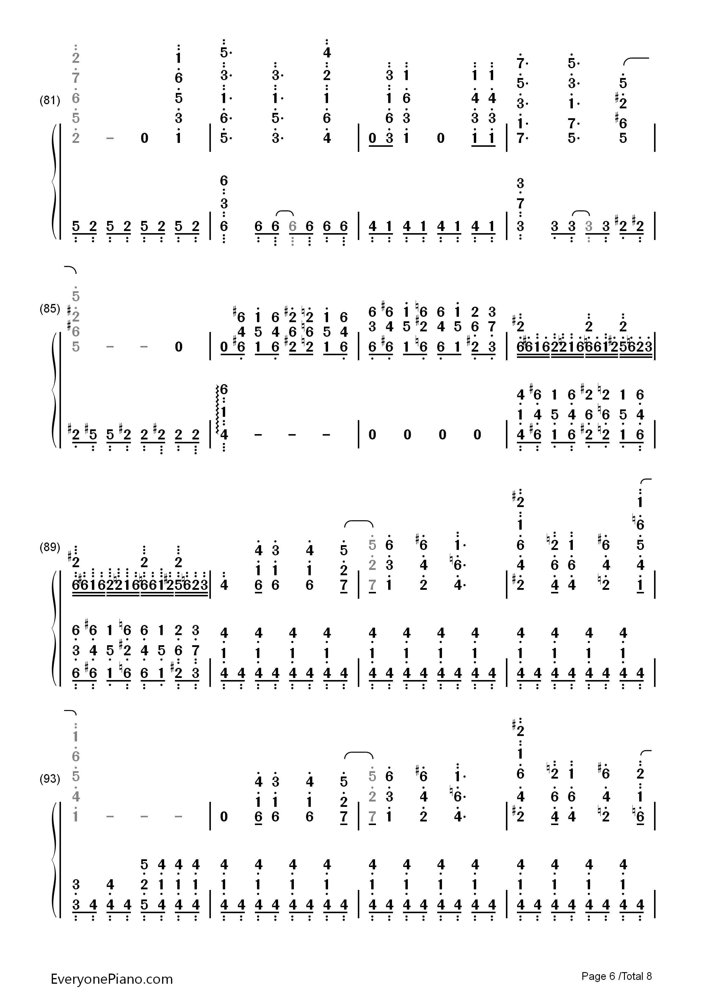 Let_It_Go完整版钢琴简谱_Demi_Lovato演唱