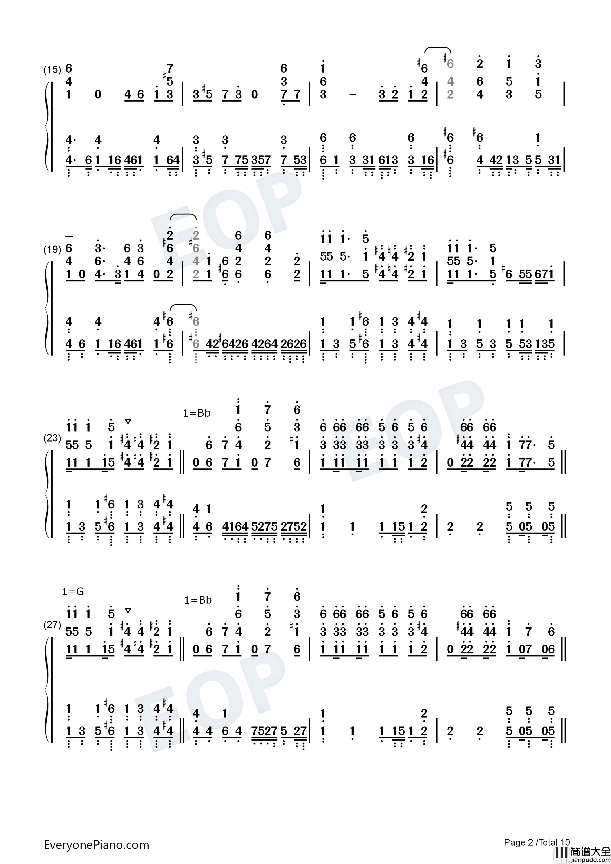 スマイルスキル=スキスキル钢琴简谱_麦露_烈娜_梅维丝_珀琳演唱