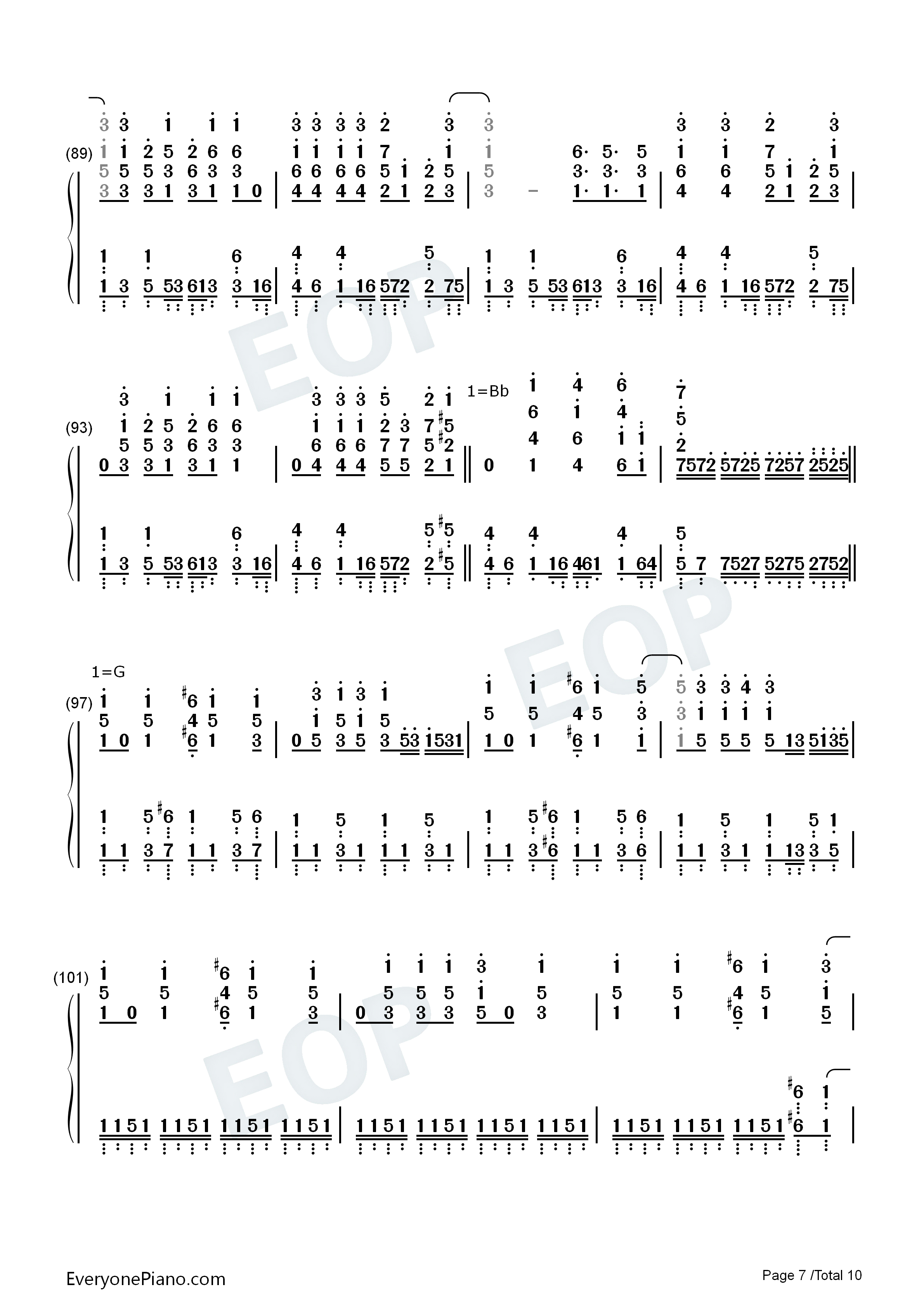 スマイルスキル=スキスキル钢琴简谱_麦露_烈娜_梅维丝_珀琳演唱