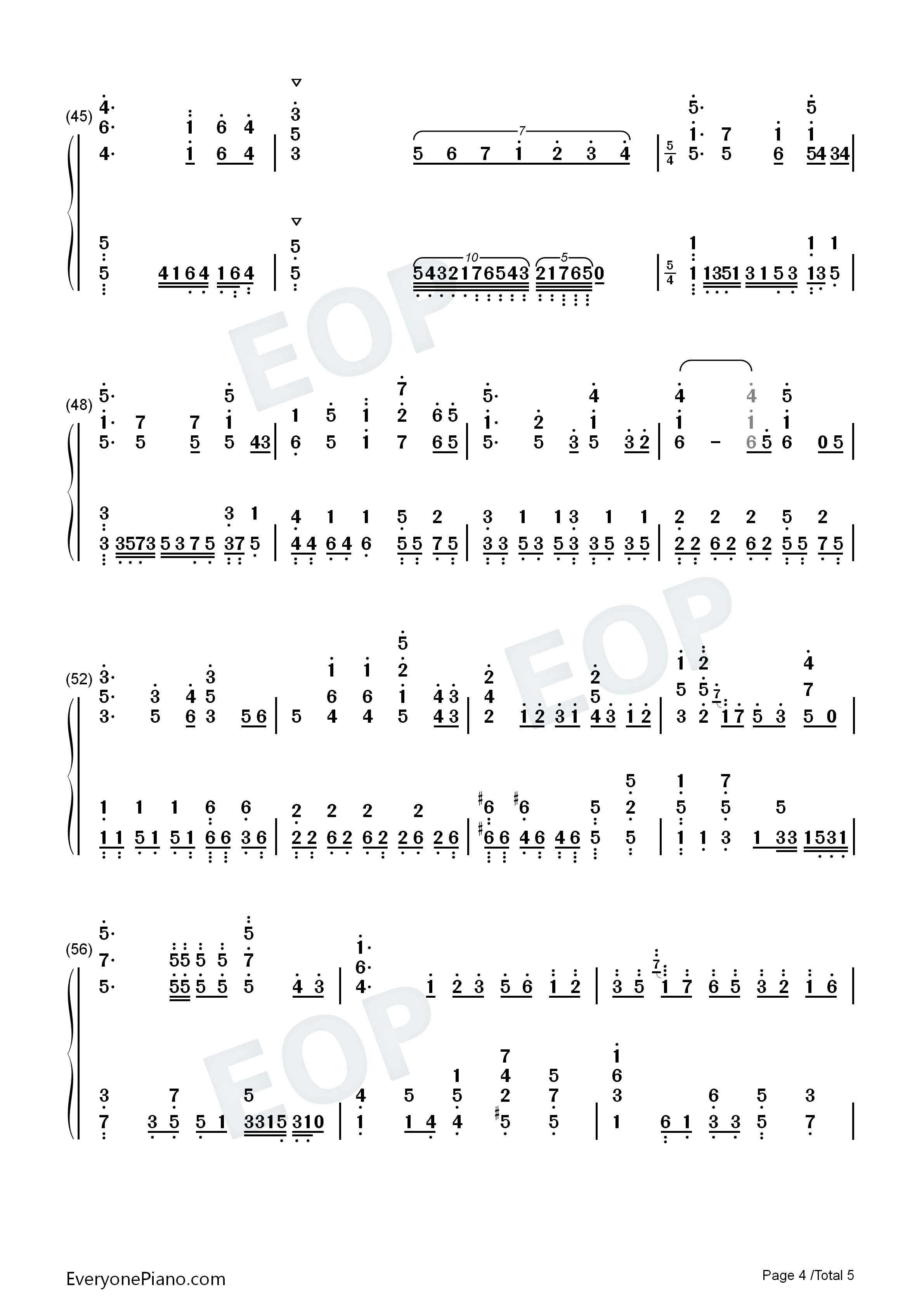 真っ白钢琴简谱_诸星堇演唱