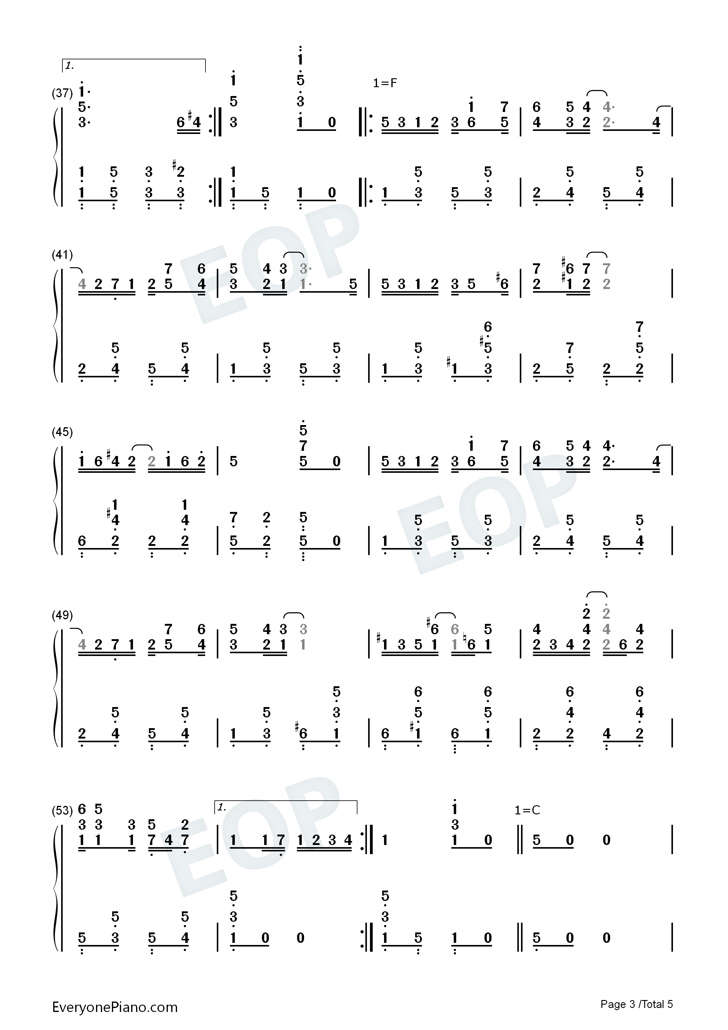 Felicity_Rag钢琴简谱_Scott_Joplin演唱