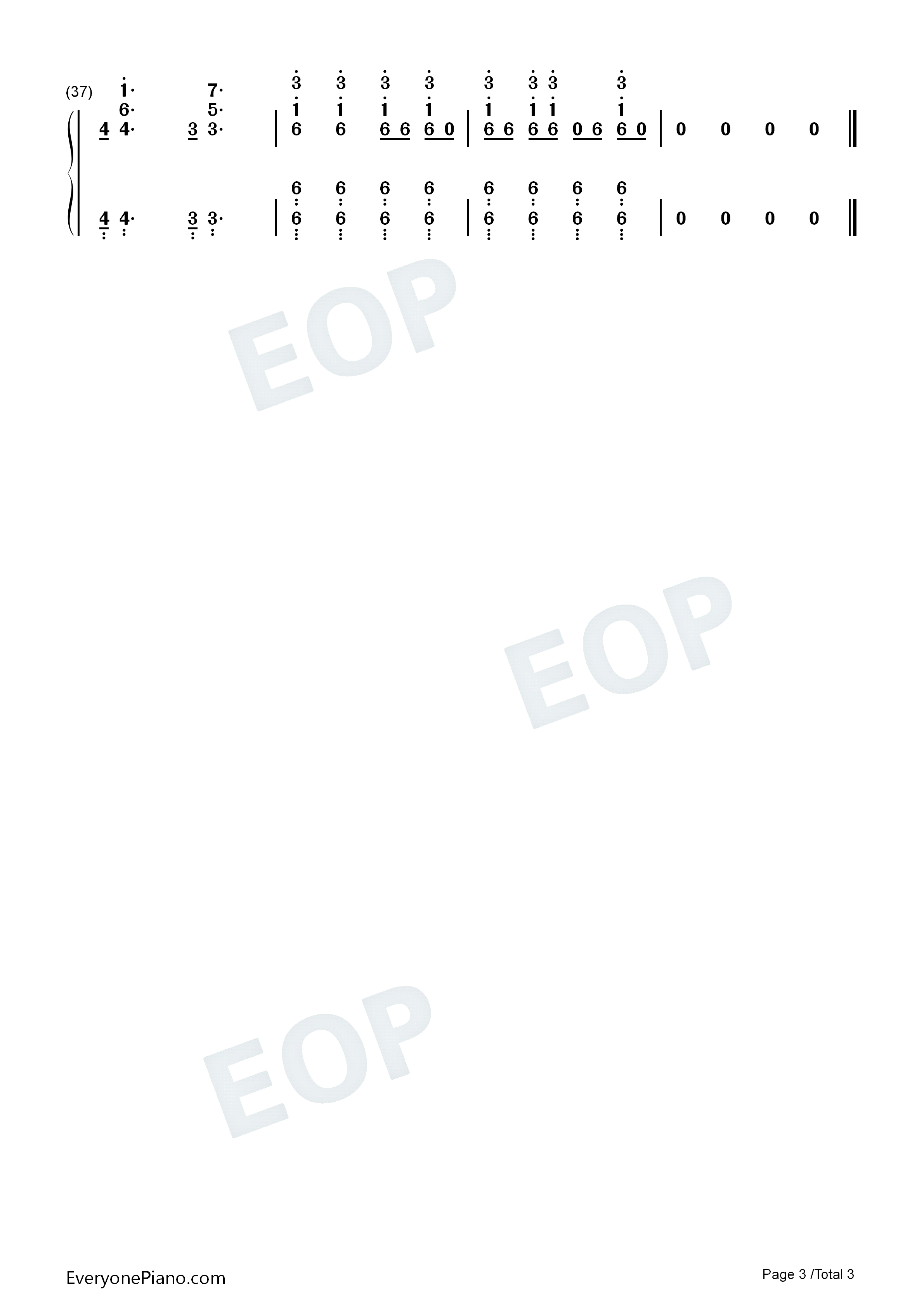 Follow_God钢琴简谱_Kanye_West演唱