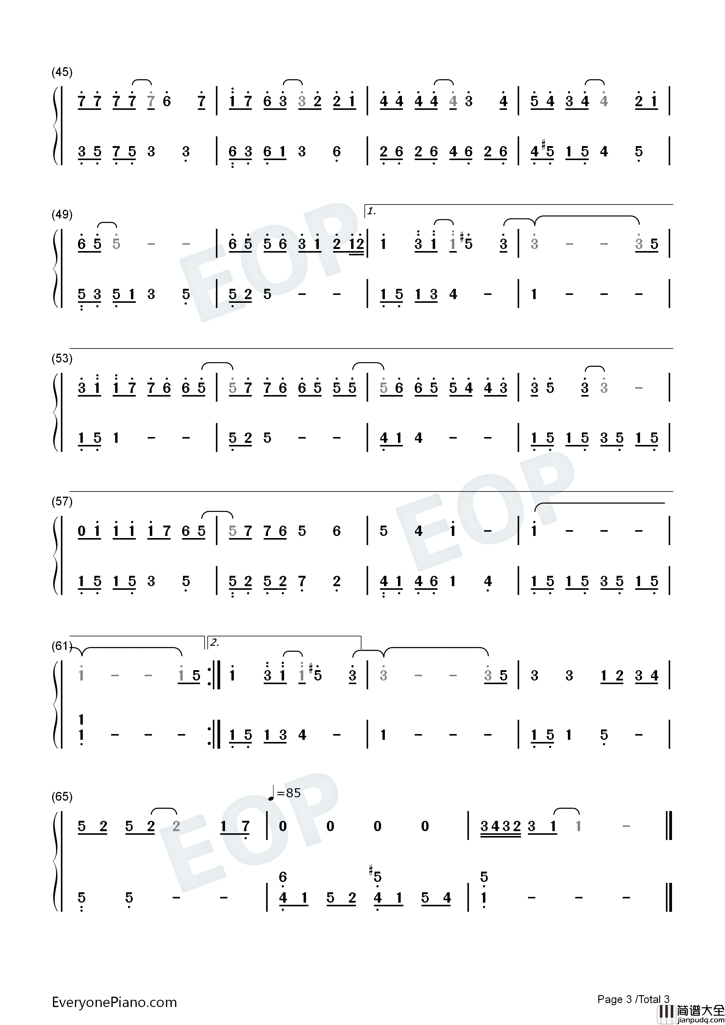 这种感觉就是爱钢琴简谱_曾之乔演唱