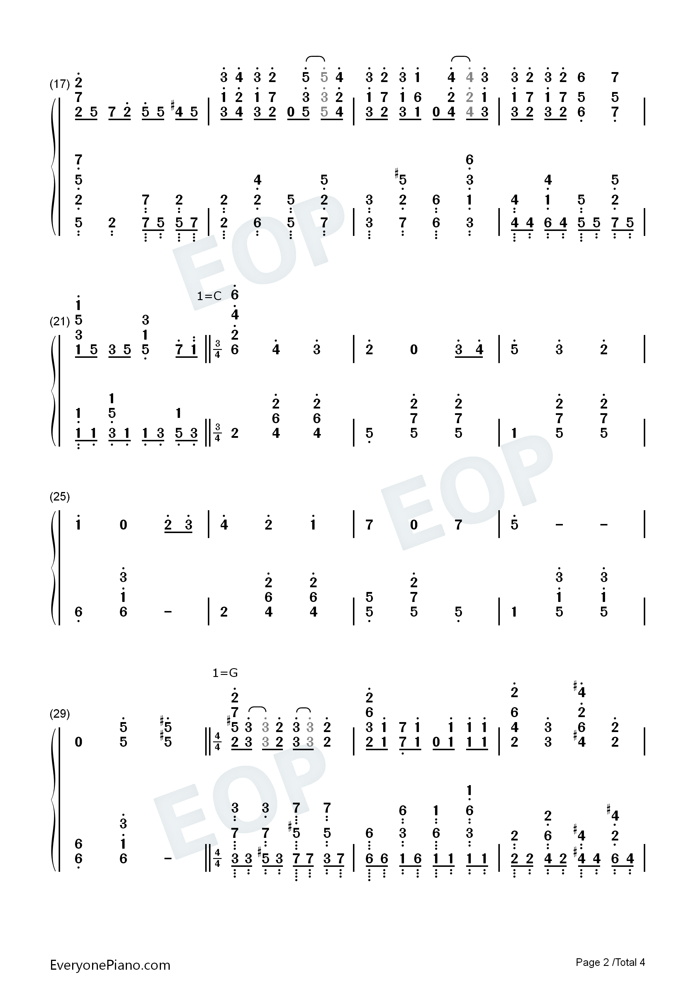ファールプレーにくらり钢琴简谱_分岛花音演唱
