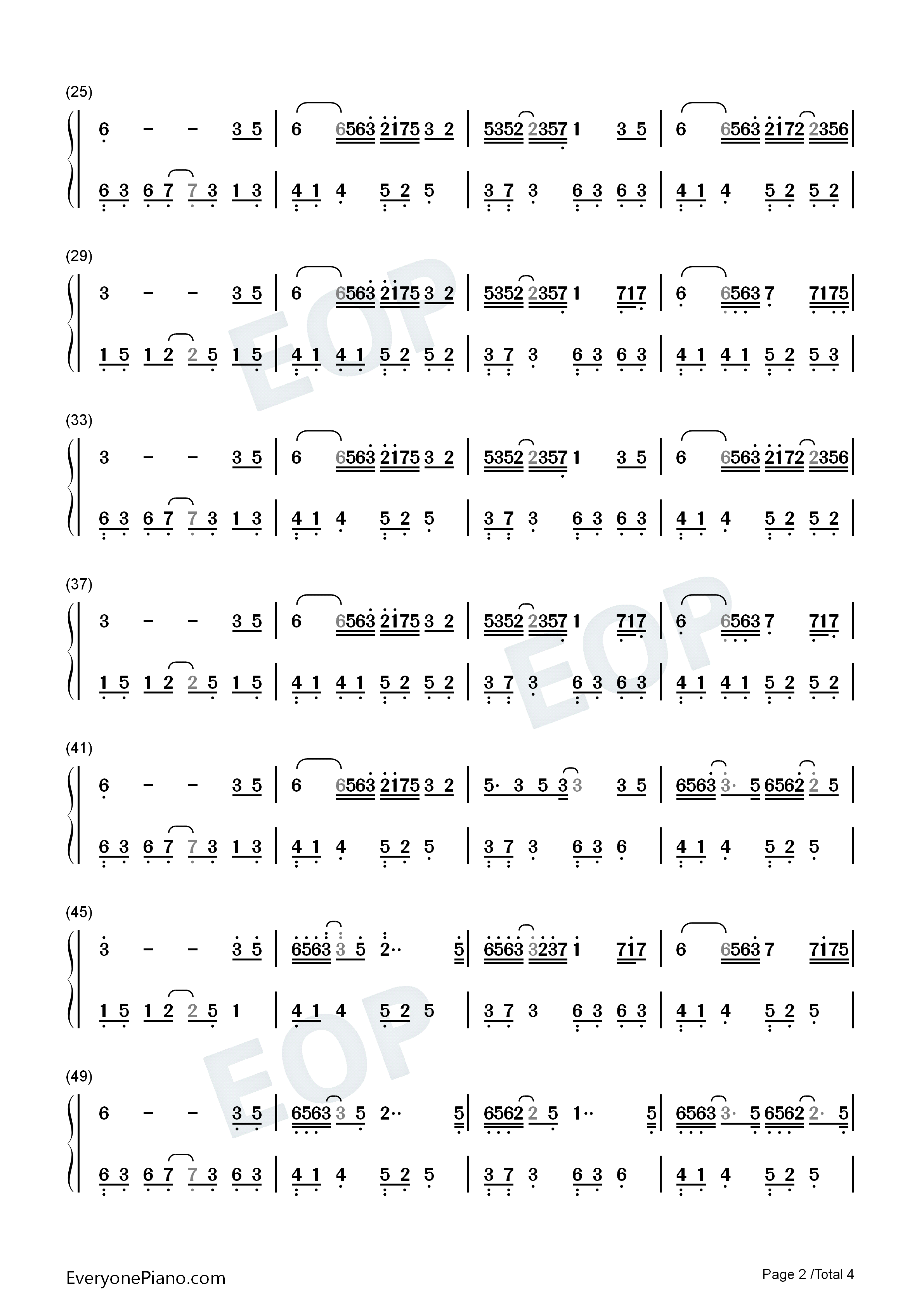 为霜钢琴简谱_羽肿演唱