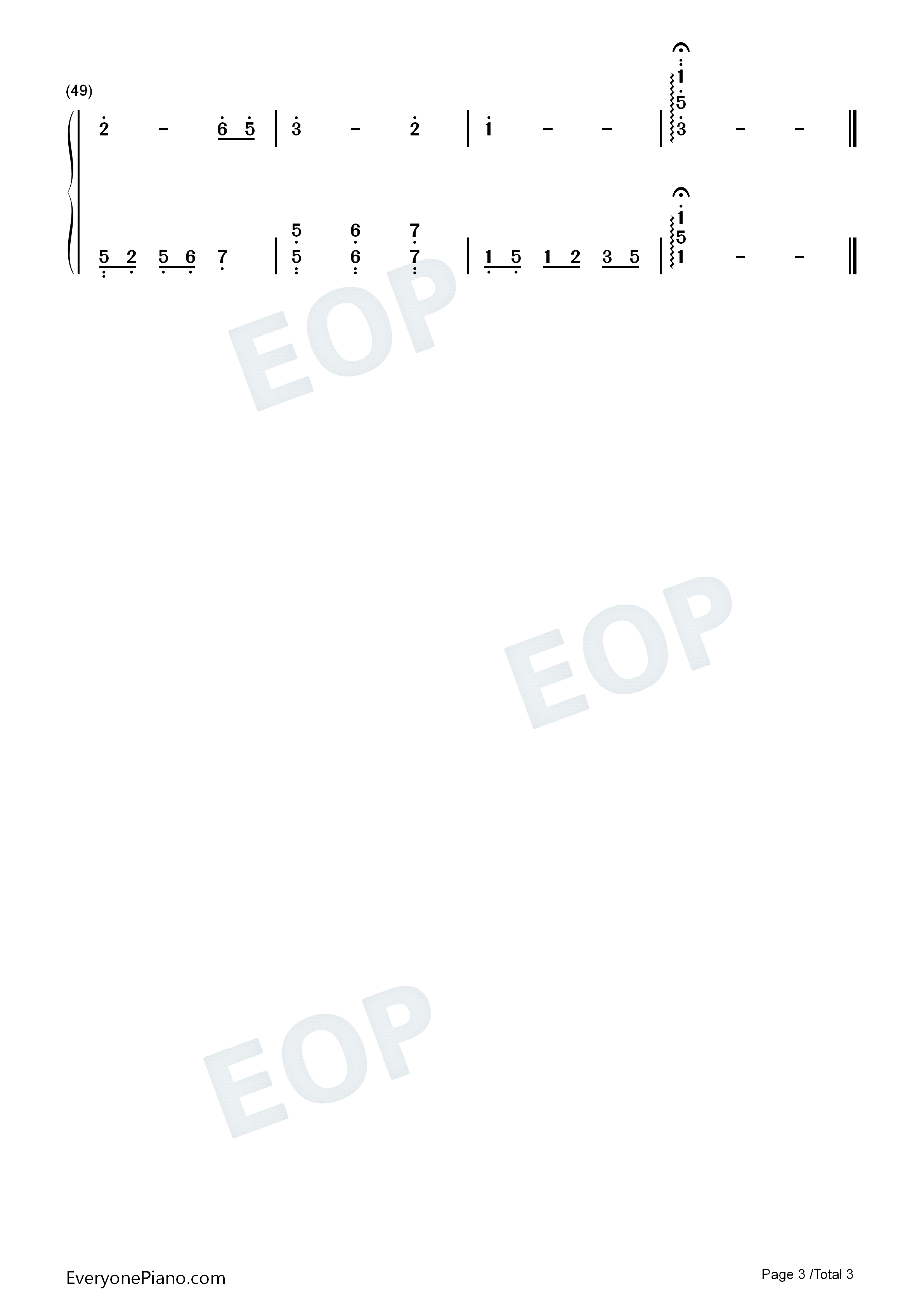 走不完的爱钢琴简谱_韦唯演唱