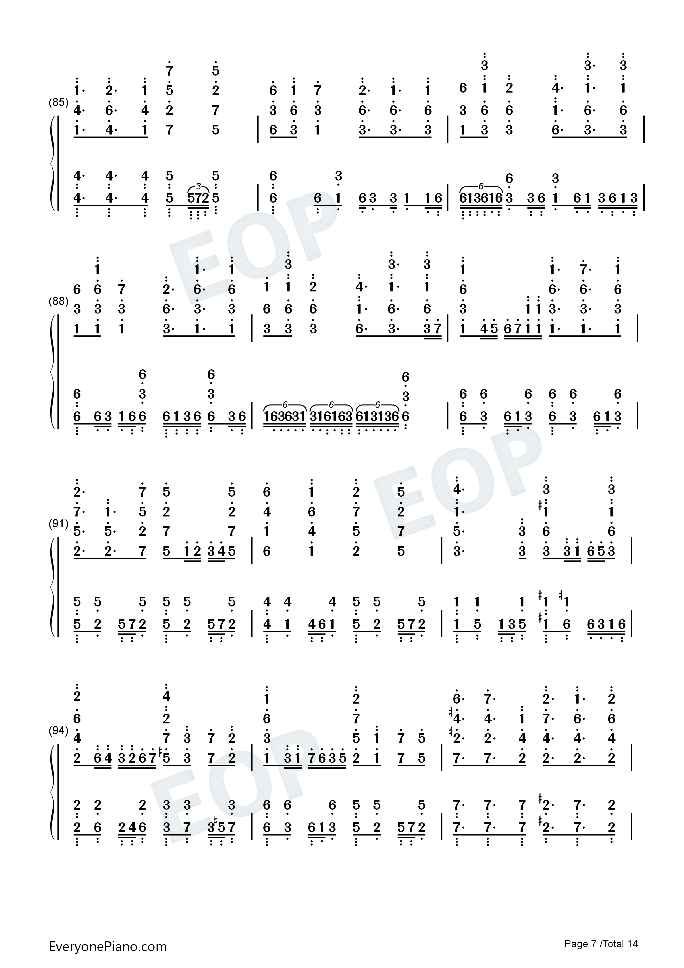 FIRE_BIRD钢琴简谱_Roselia演唱