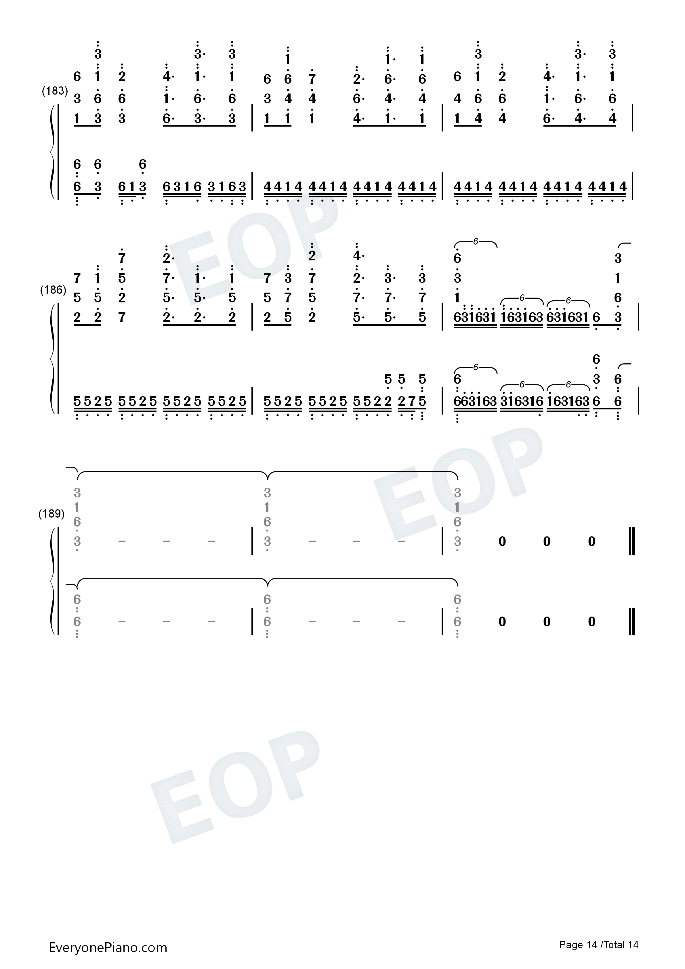 FIRE_BIRD钢琴简谱_Roselia演唱