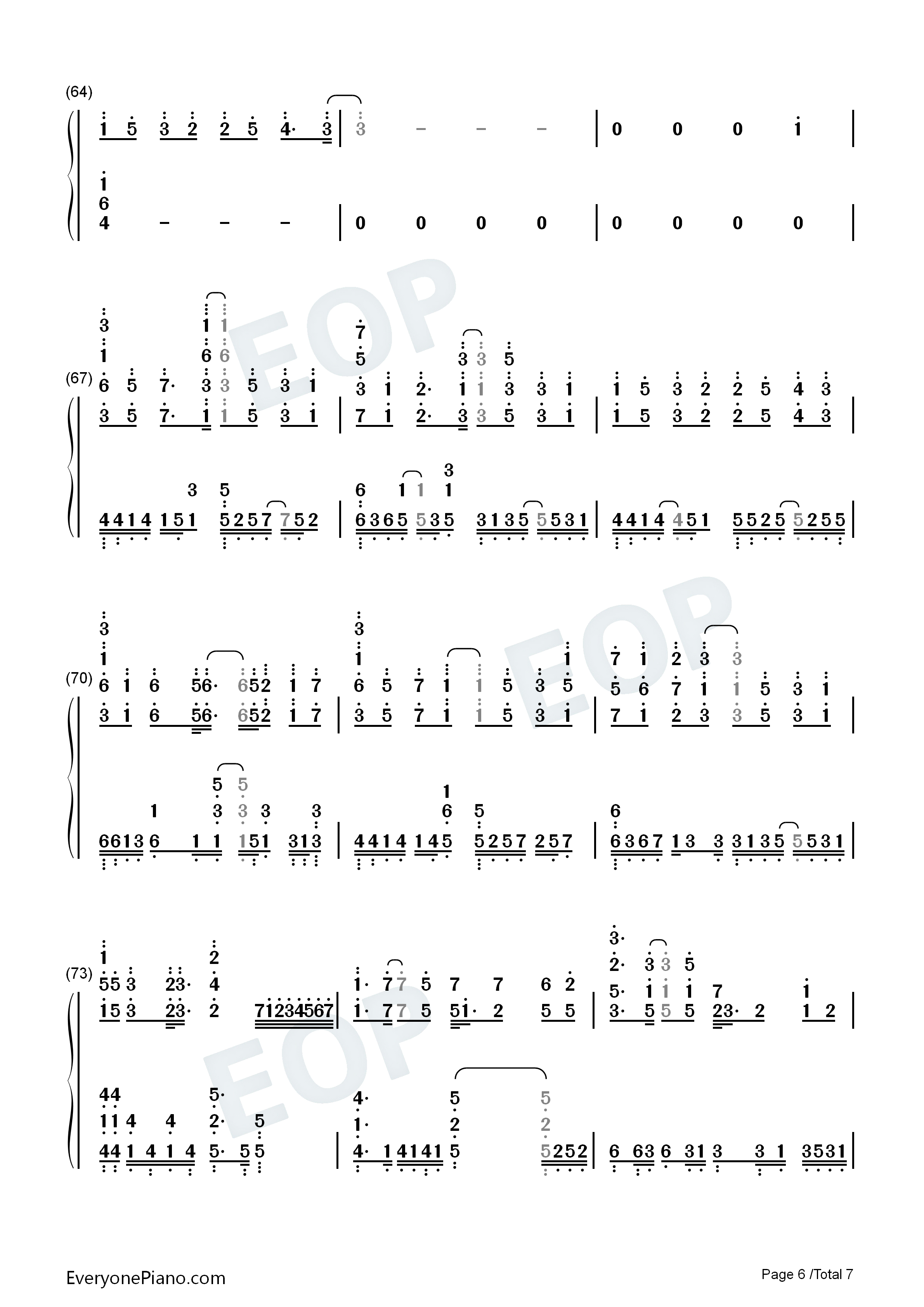 好想爱这个世界啊钢琴简谱_华晨宇演唱