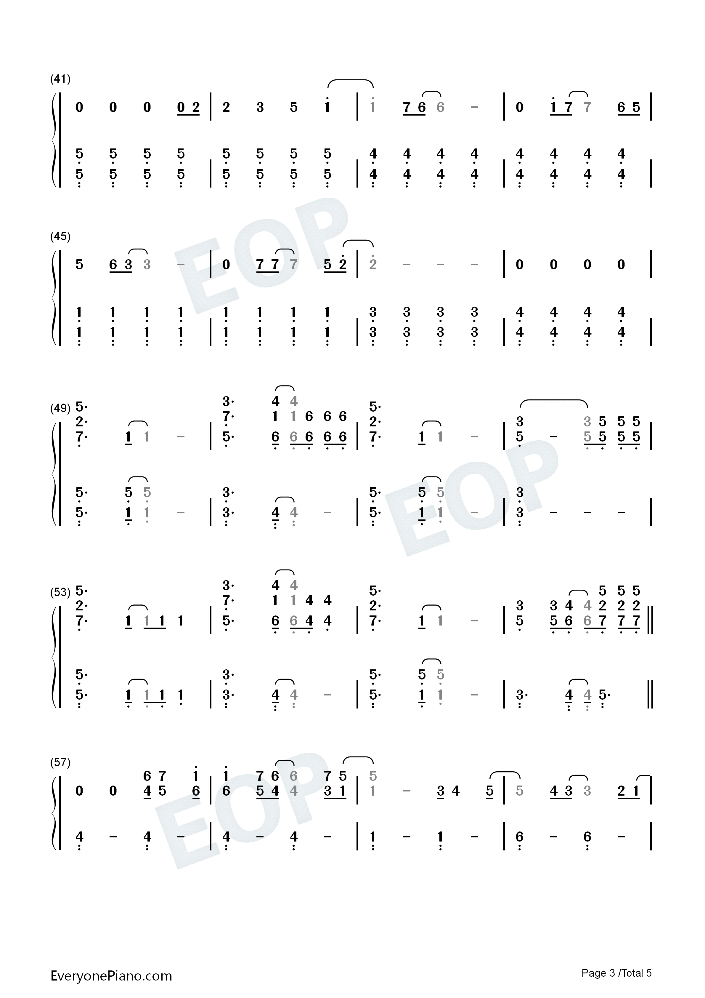 Treat_People_With_Kindness钢琴简谱_Harry_Styles演唱