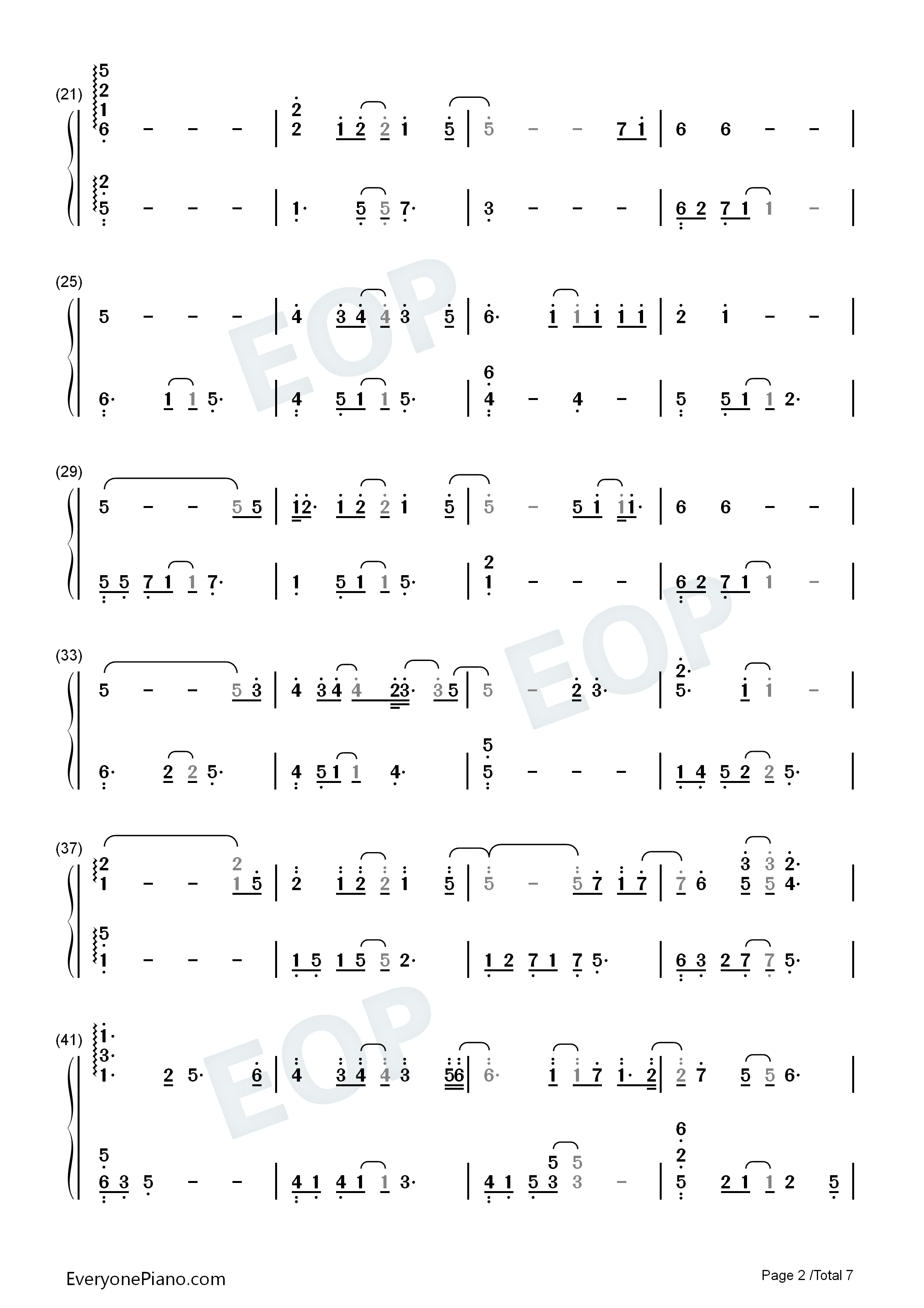 聊表心意钢琴简谱_薛之谦_刘惜君演唱