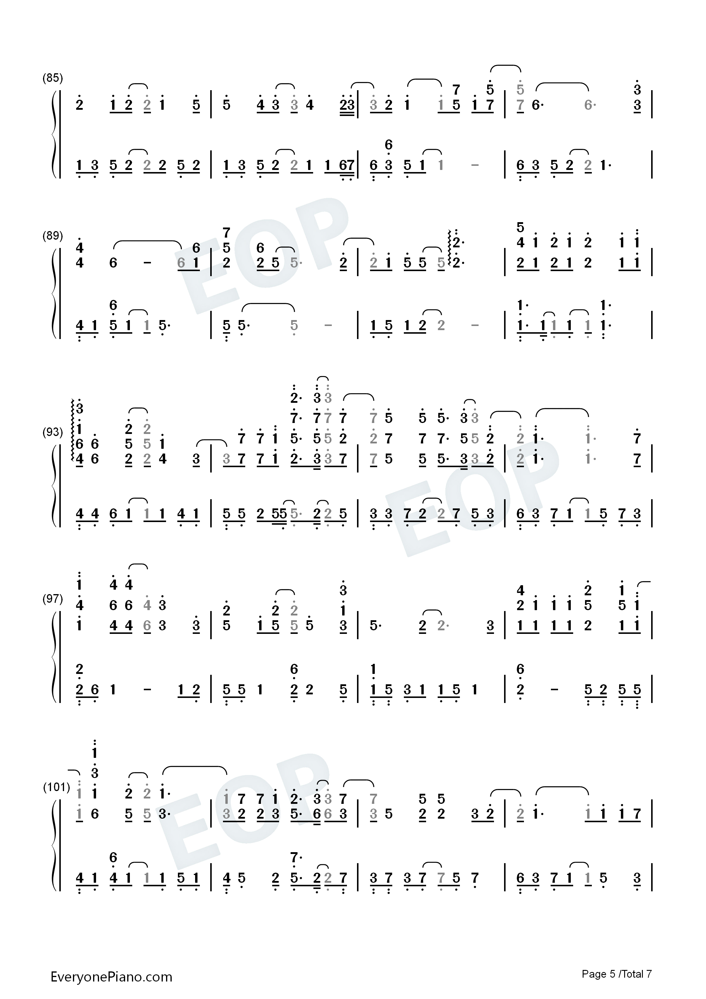 聊表心意钢琴简谱_薛之谦_刘惜君演唱