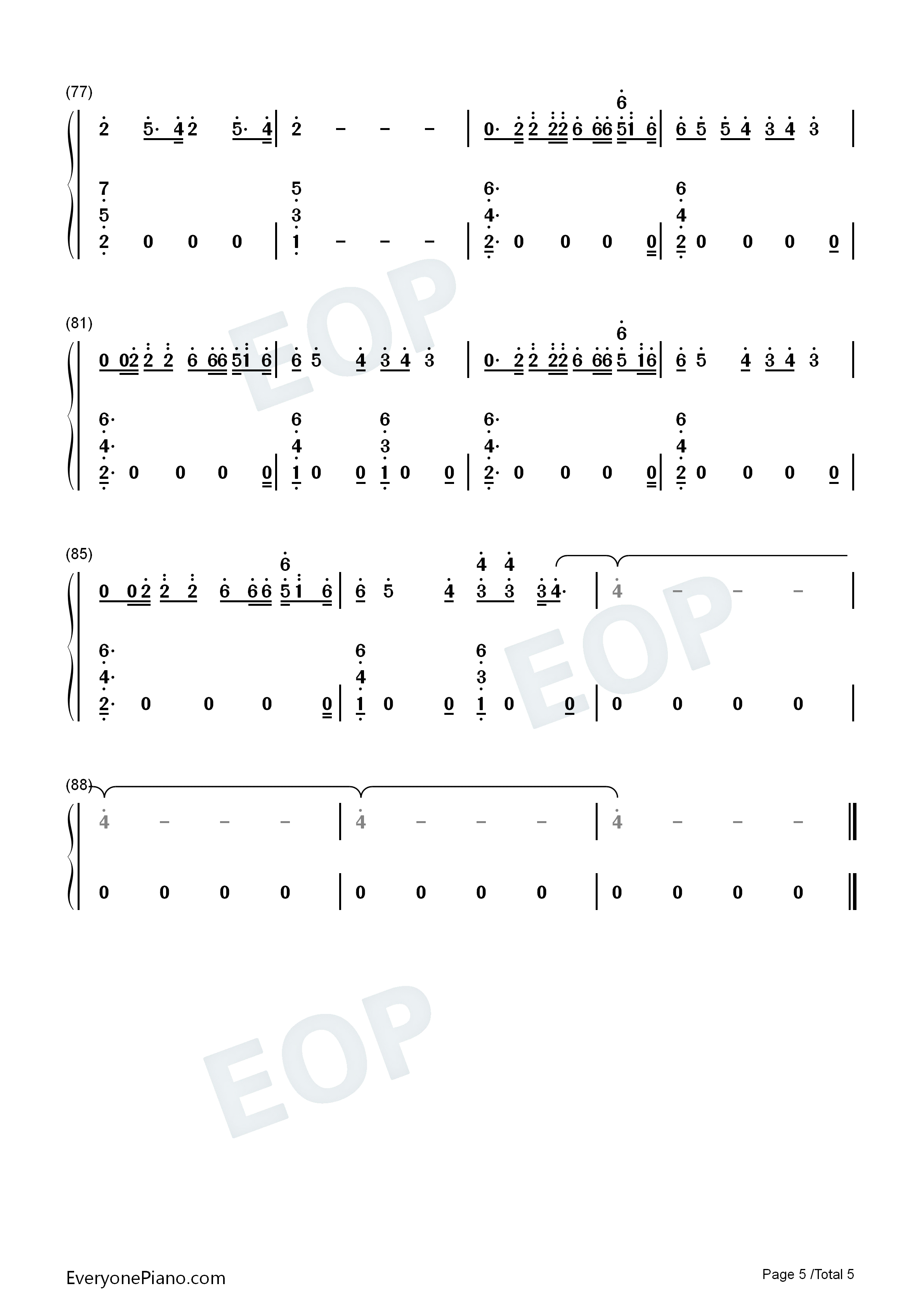 Future_Nostalgia钢琴简谱_Dua_Lipa演唱