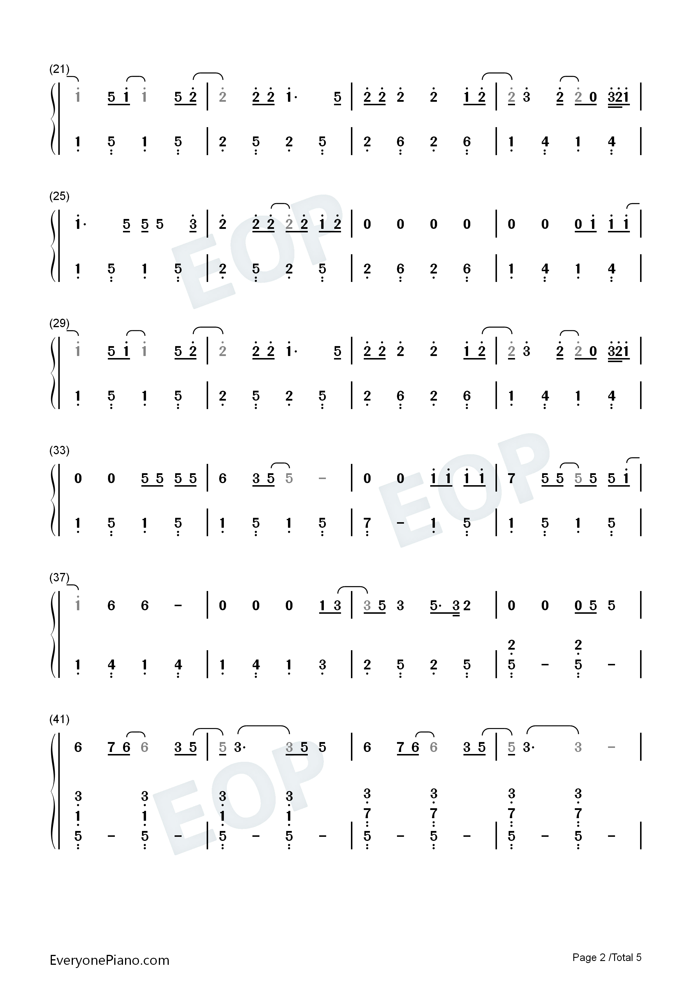 Believe钢琴简谱_Adam_Lambert演唱