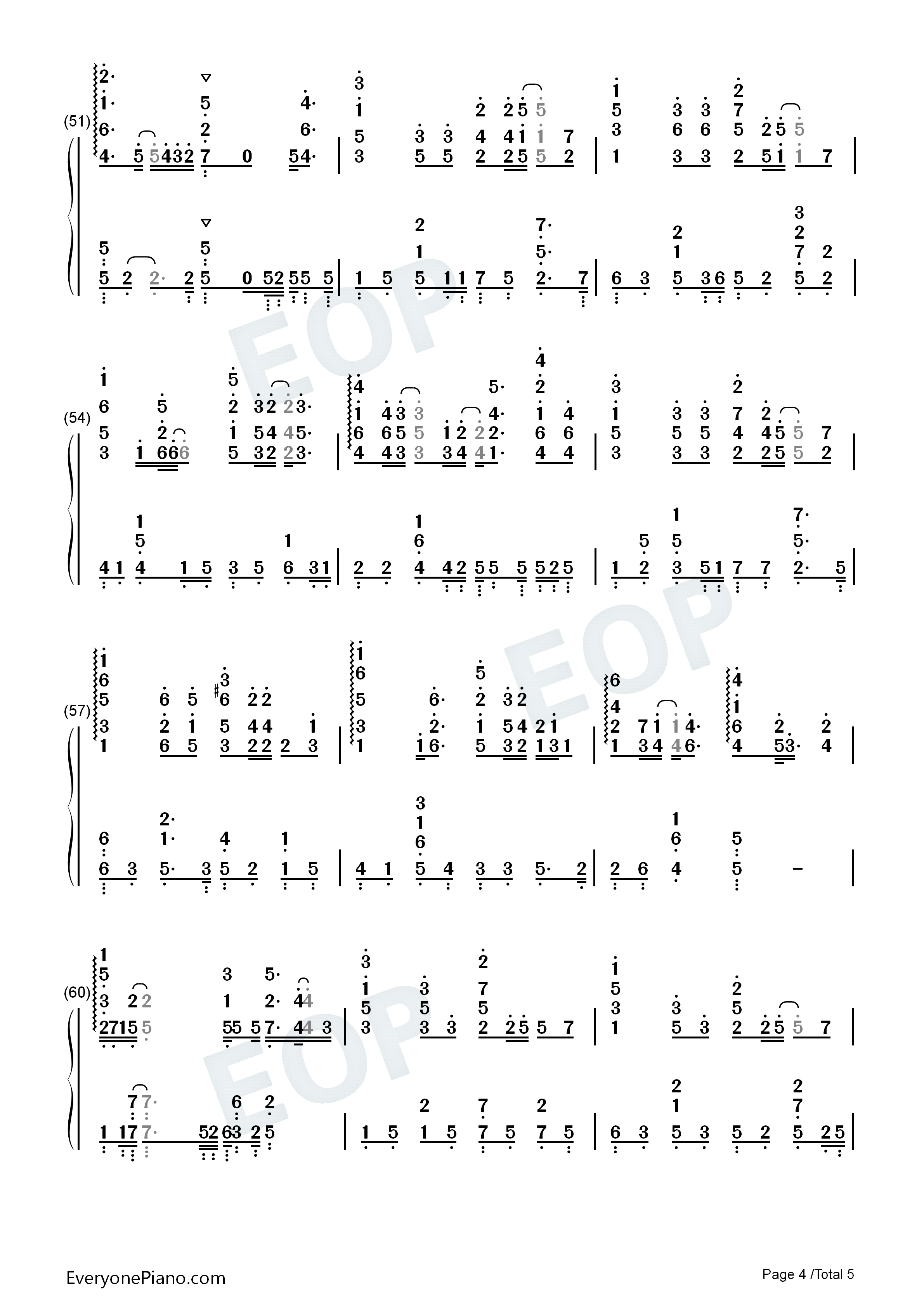 勇气钢琴简谱_棉子演唱
