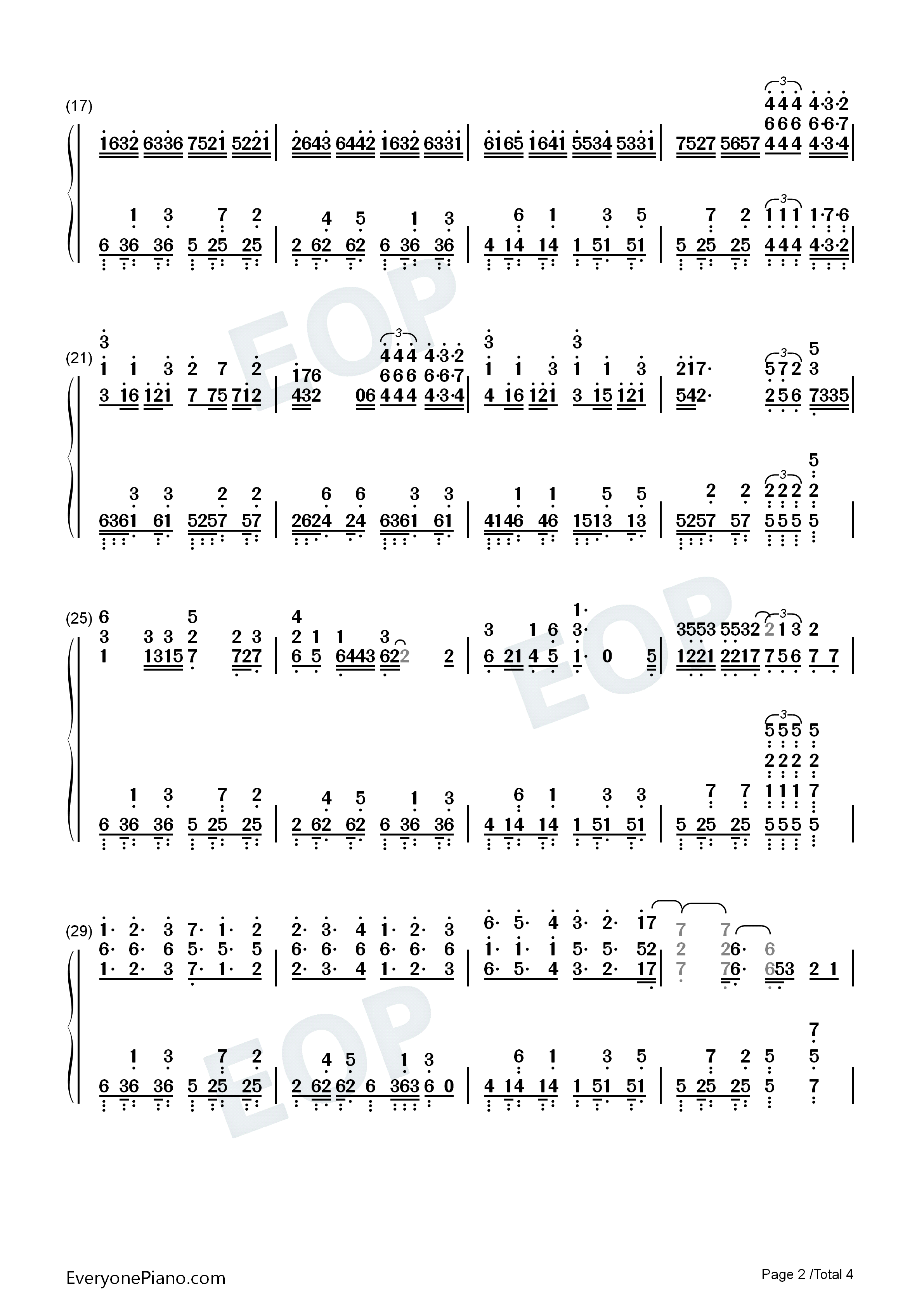 Alone_Pt_II钢琴简谱_Alan_Walker_Ava_Max演唱