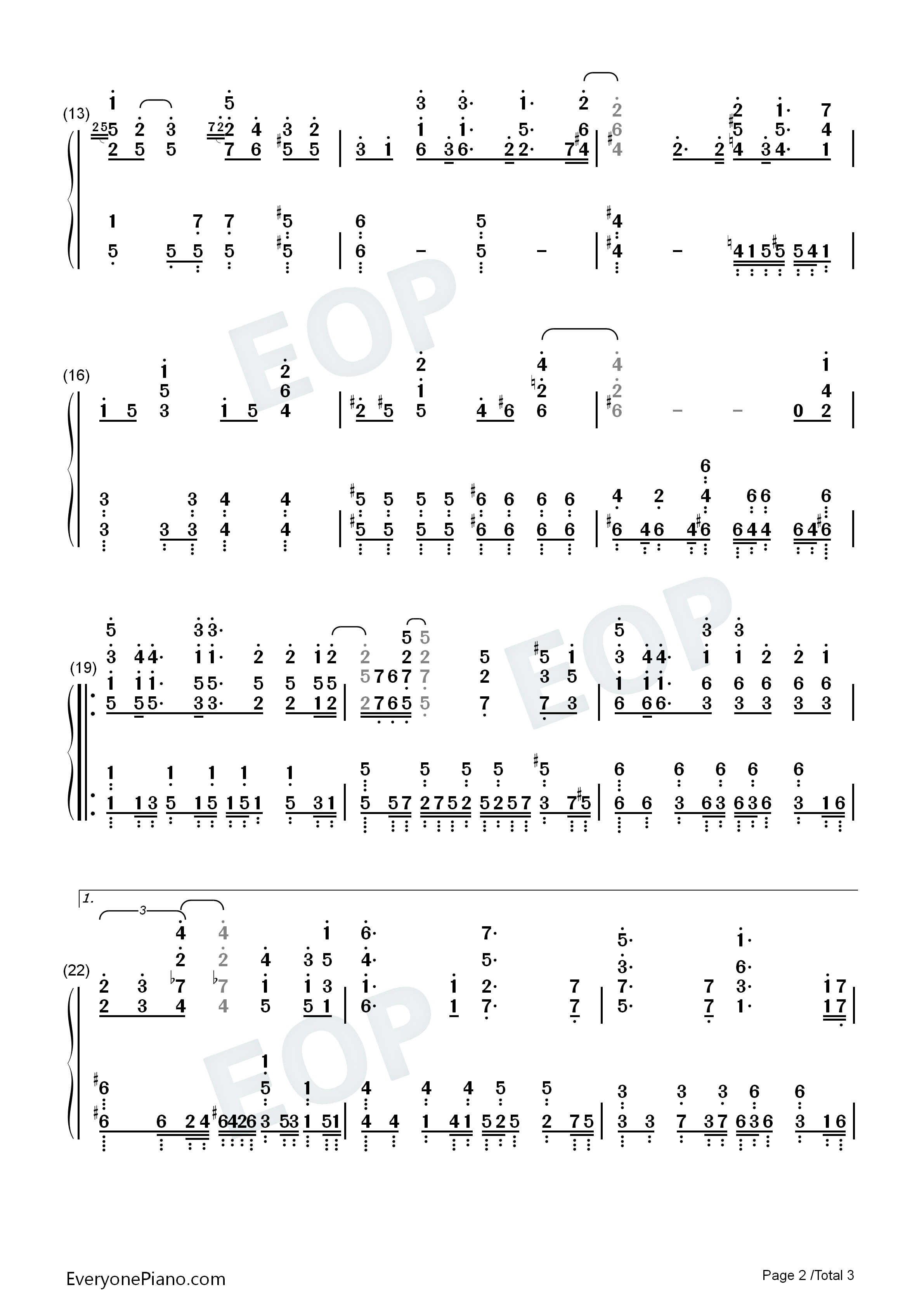 夜空钢琴简谱_铃木实里演唱