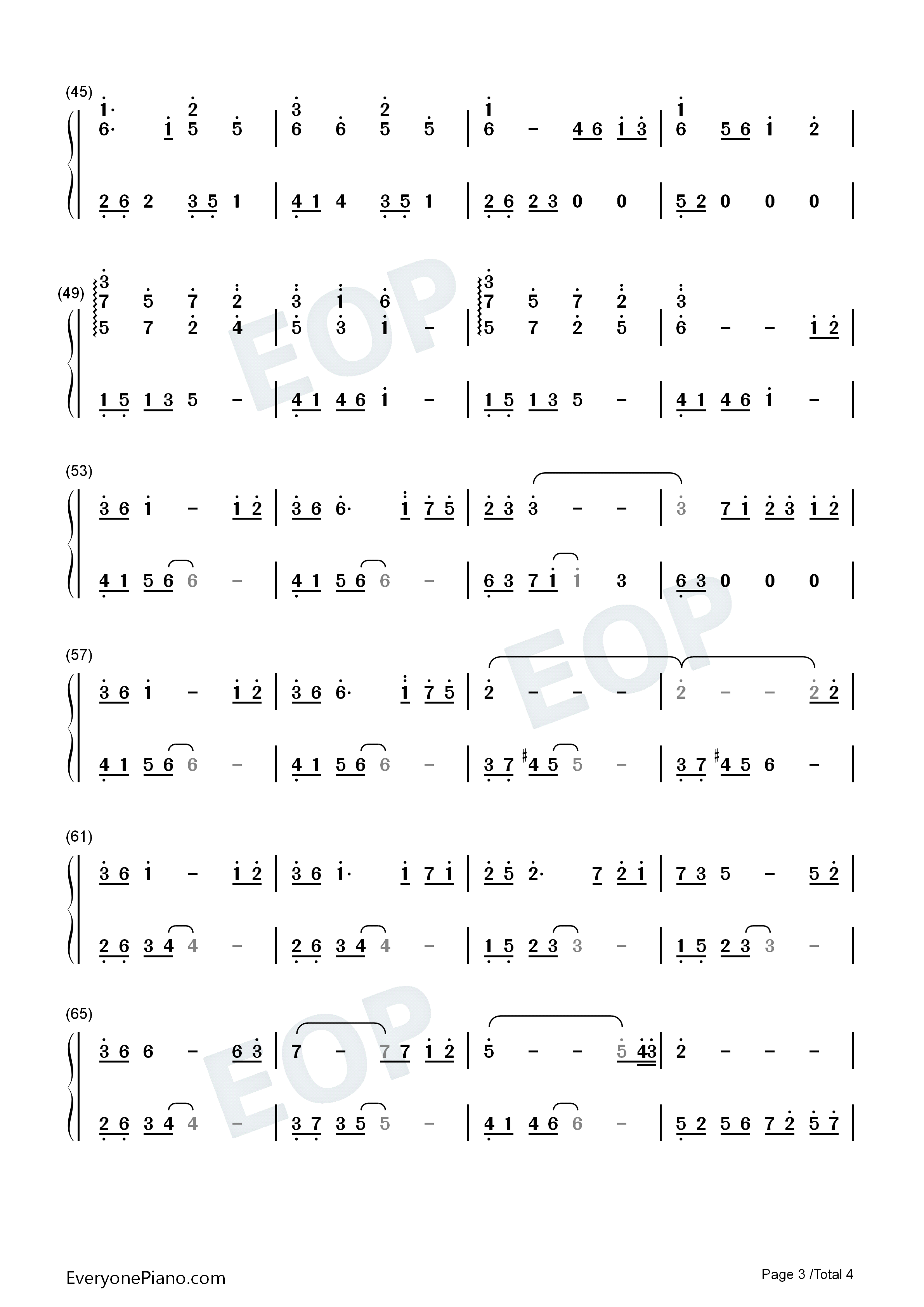 寂しい夜钢琴简谱_三轮学演唱