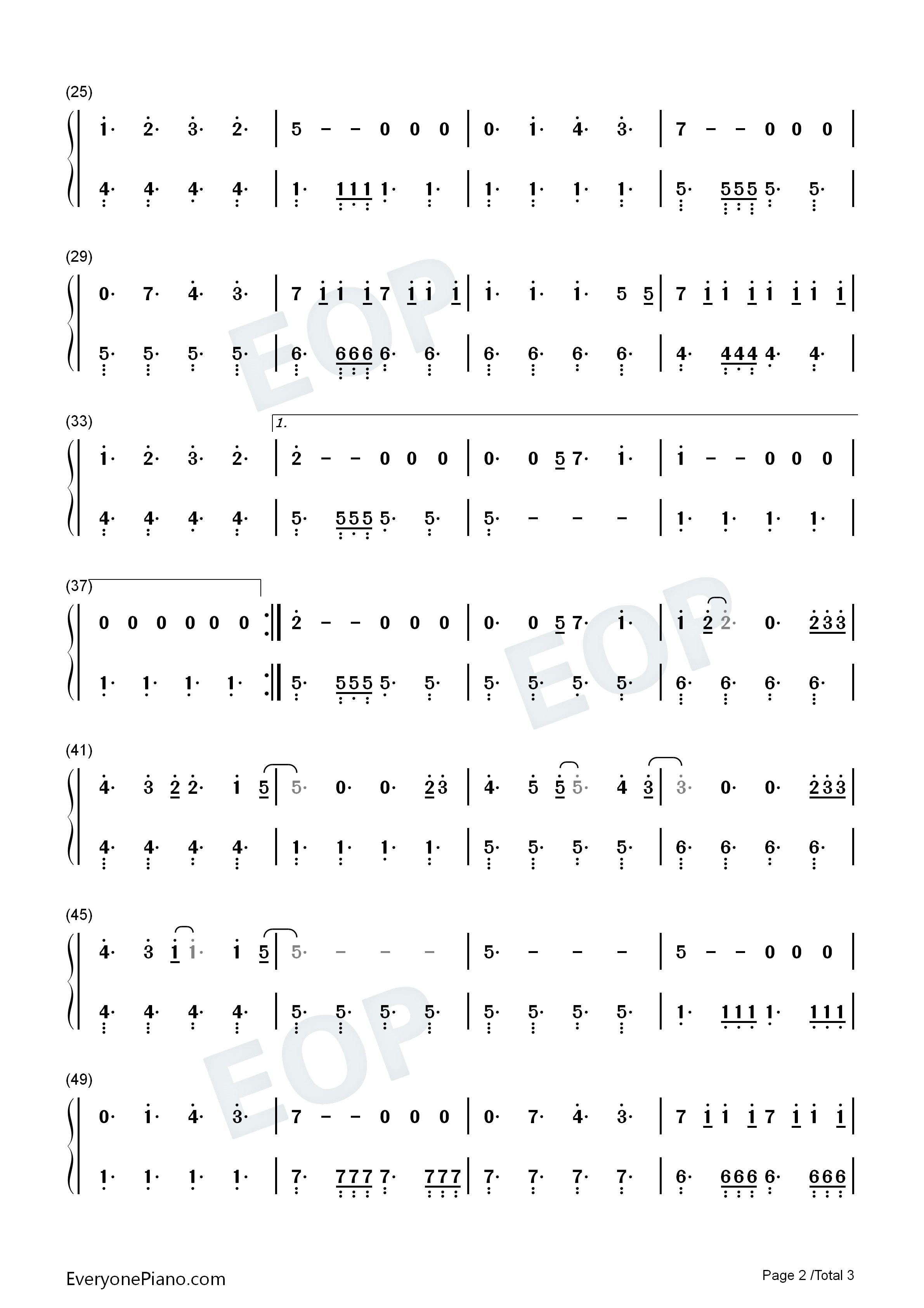 Before_You_Go钢琴简谱_Lewis_Capaldi演唱