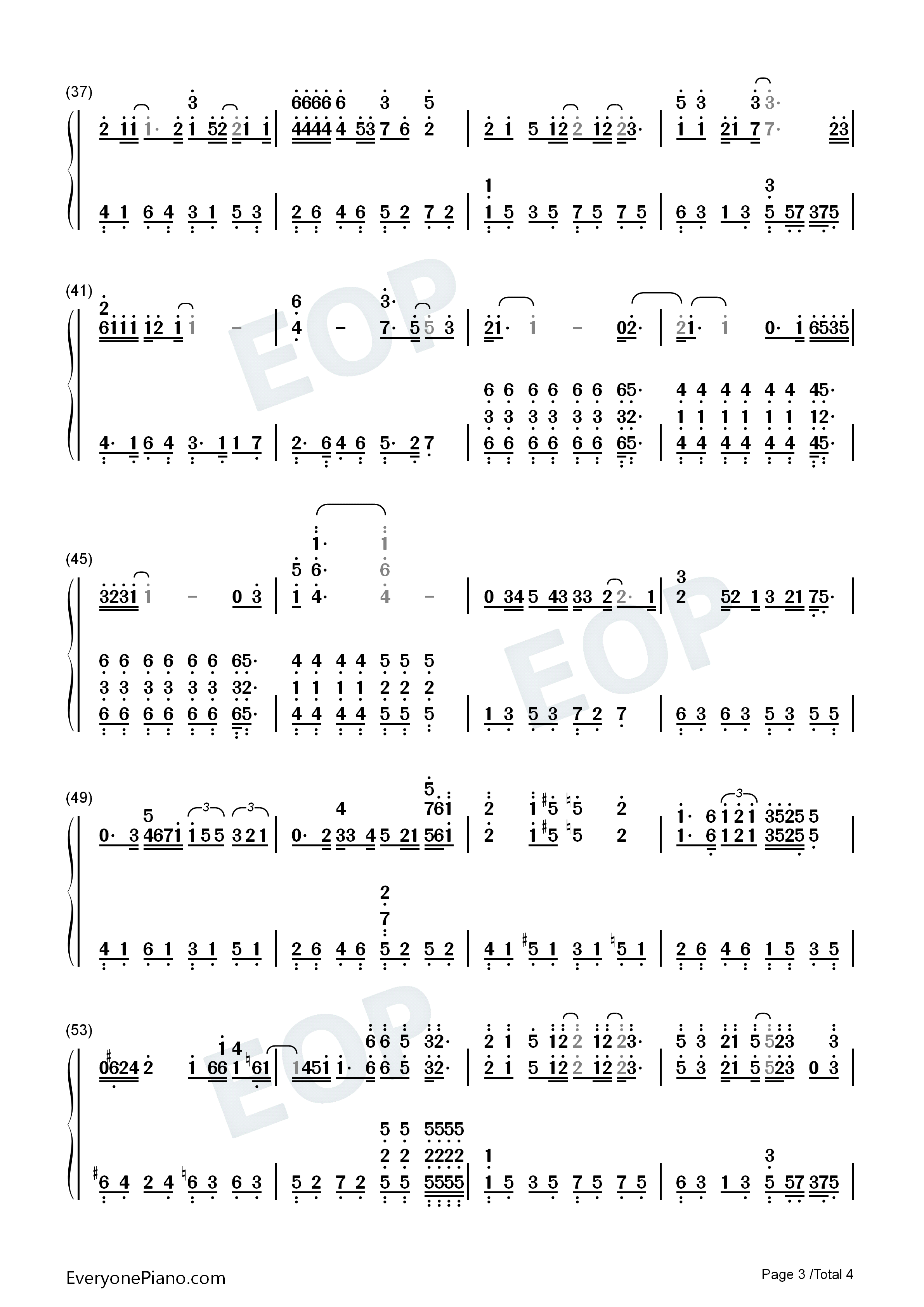 别在伤口撒盐钢琴简谱_张惠妹演唱