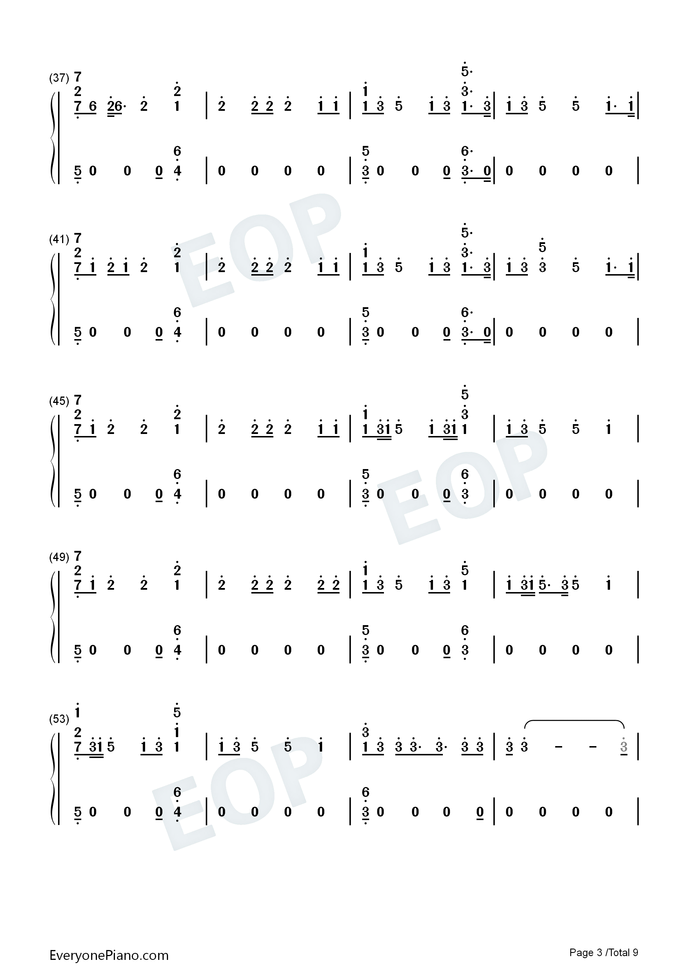 PS_I_Hope_You_Are_Happy钢琴简谱_The_Chainsmokers_Blink_182演唱