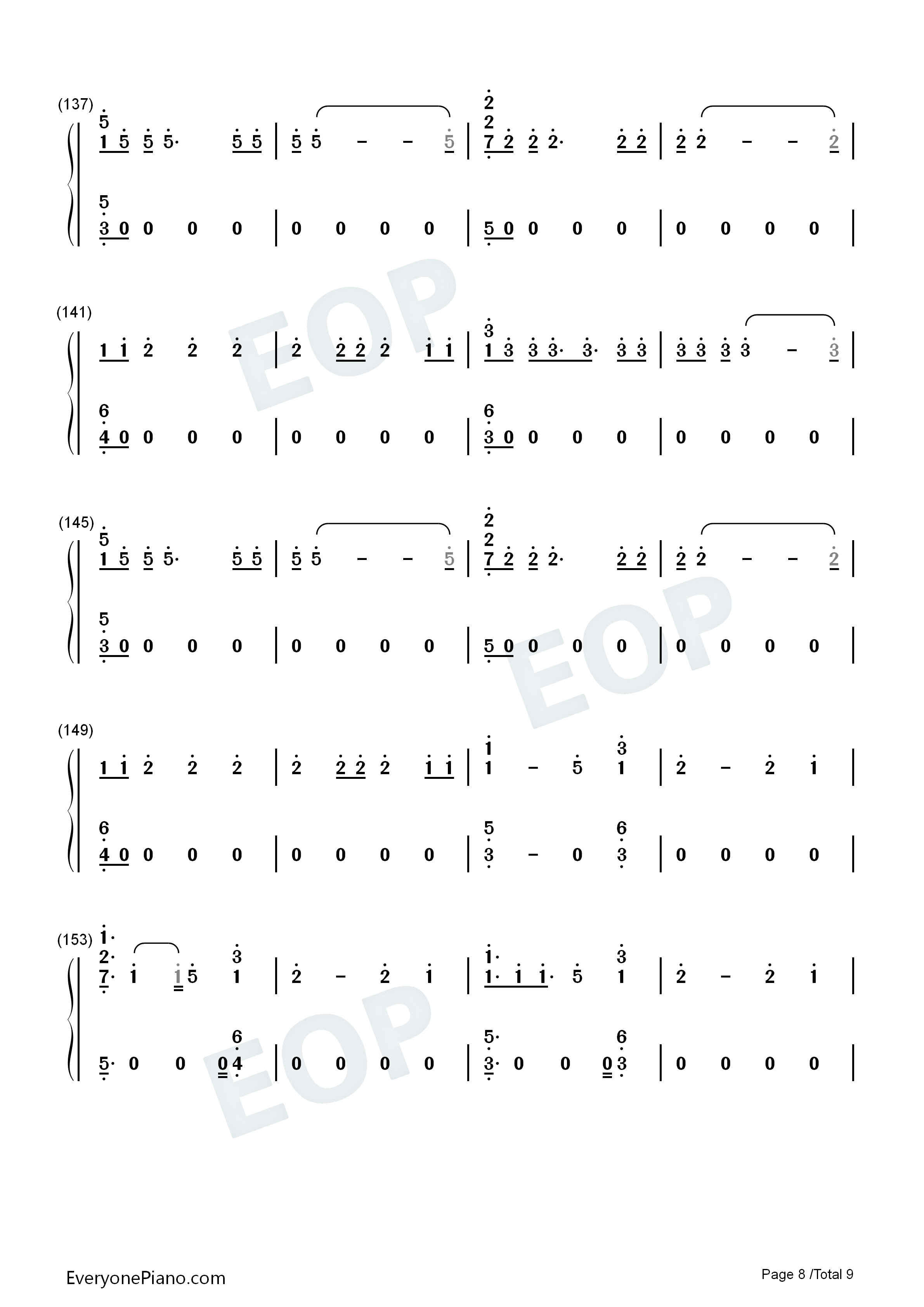 PS_I_Hope_You_Are_Happy钢琴简谱_The_Chainsmokers_Blink_182演唱