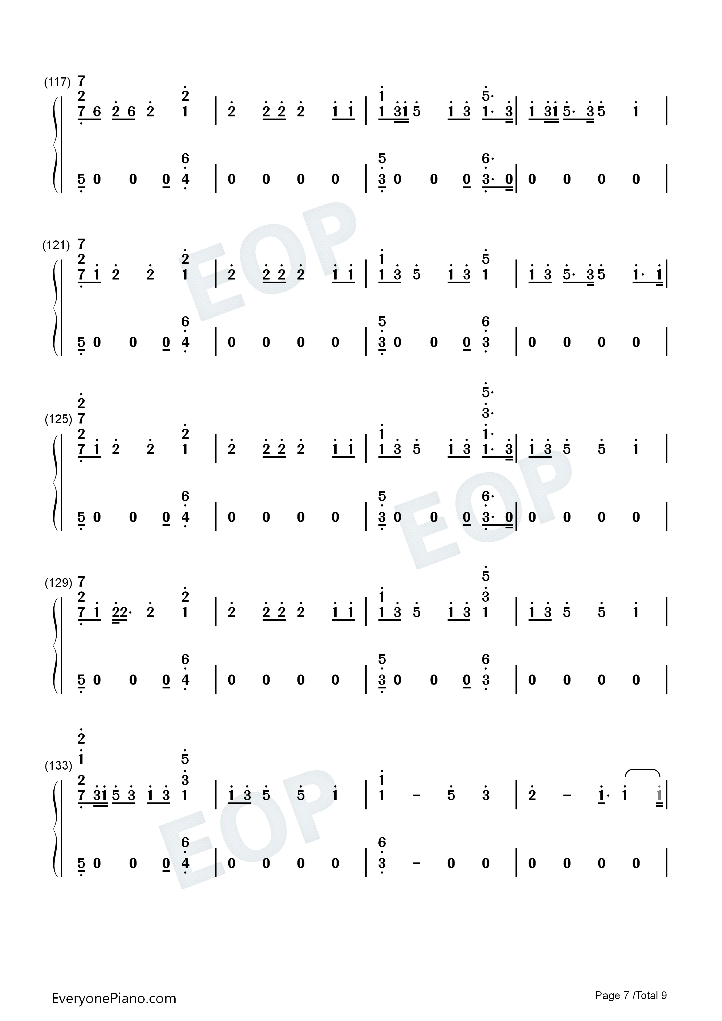 PS_I_Hope_You_Are_Happy钢琴简谱_The_Chainsmokers_Blink_182演唱