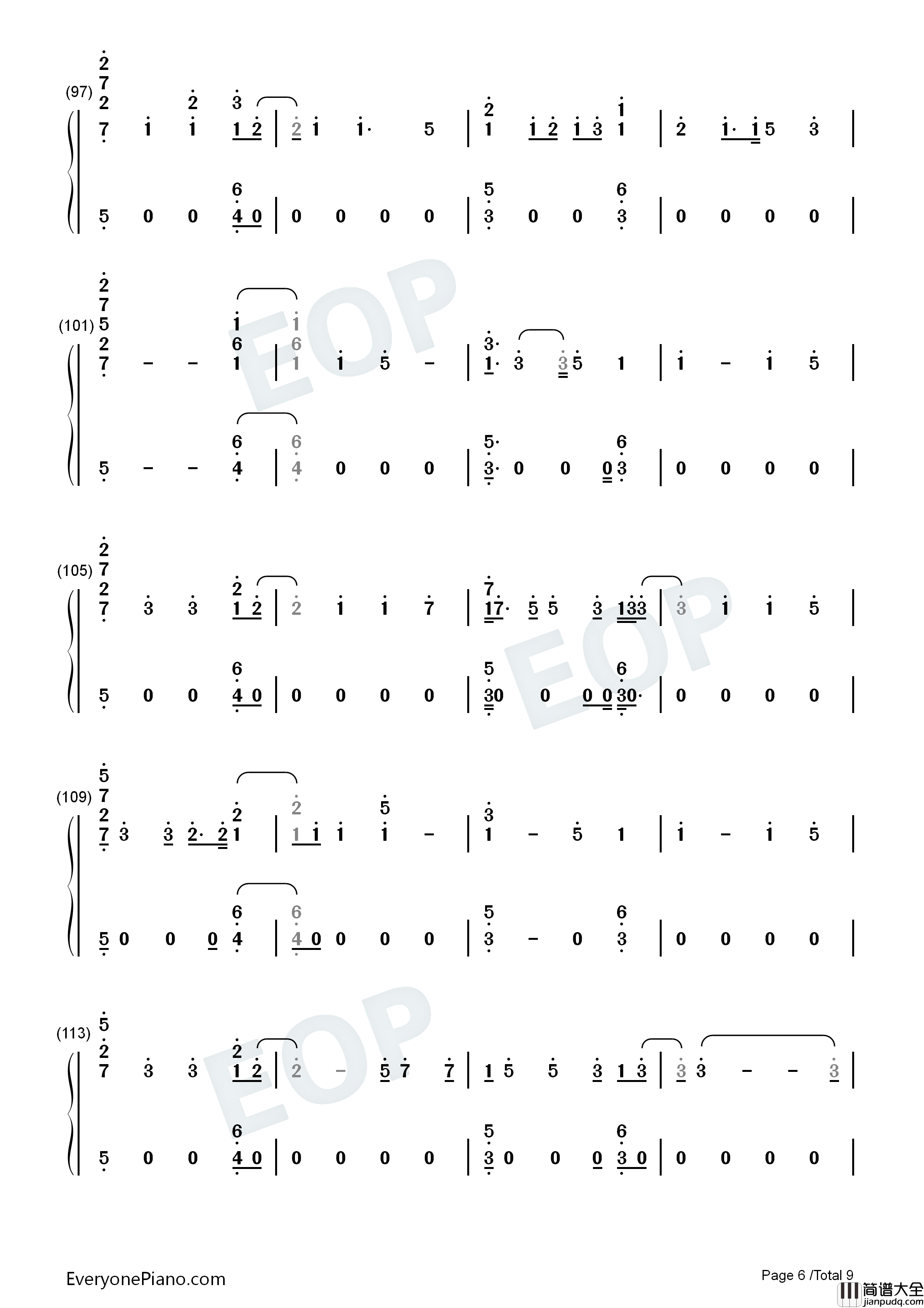 PS_I_Hope_You_Are_Happy钢琴简谱_The_Chainsmokers_Blink_182演唱