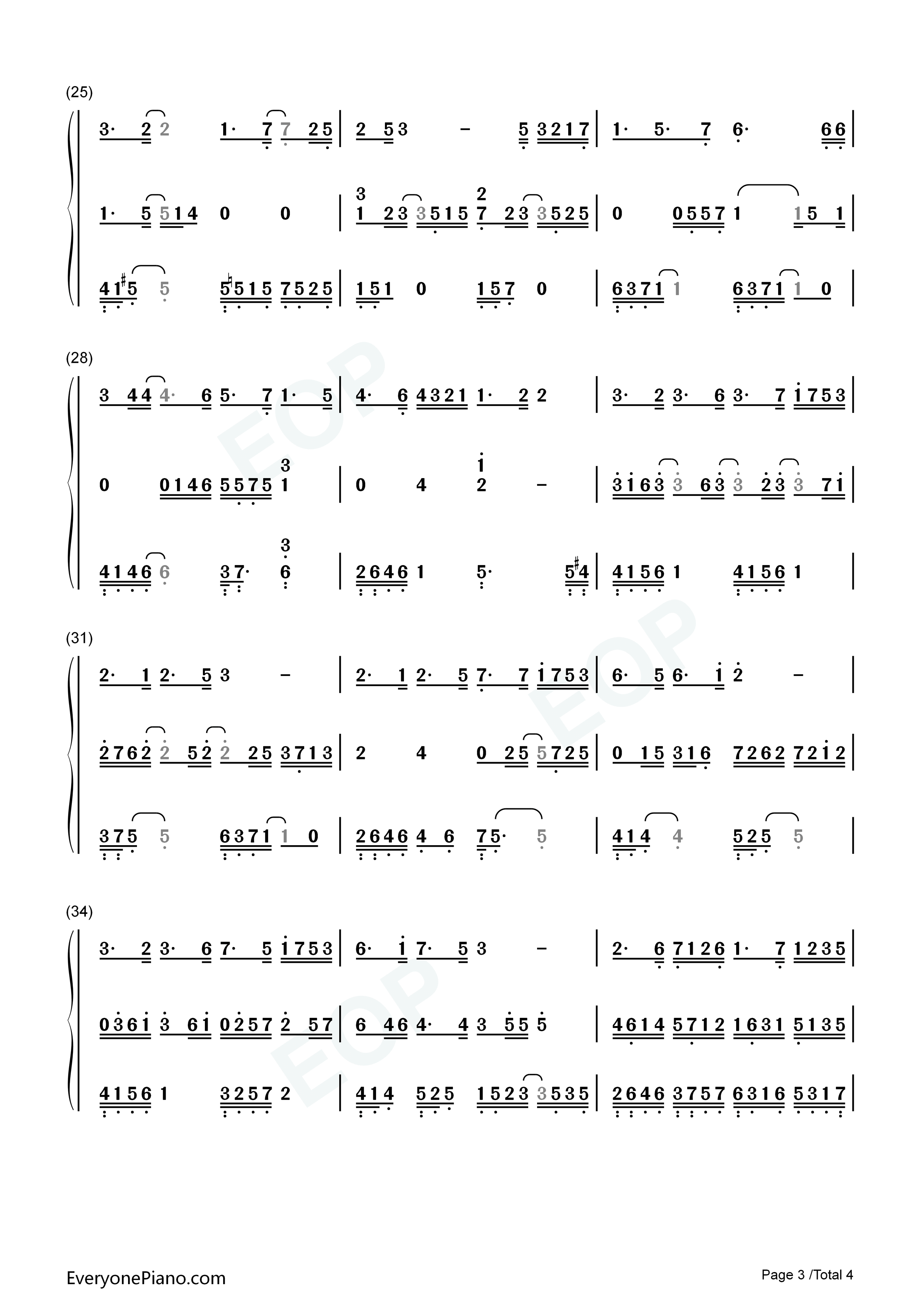 最好的礼物钢琴简谱_李金铭演唱