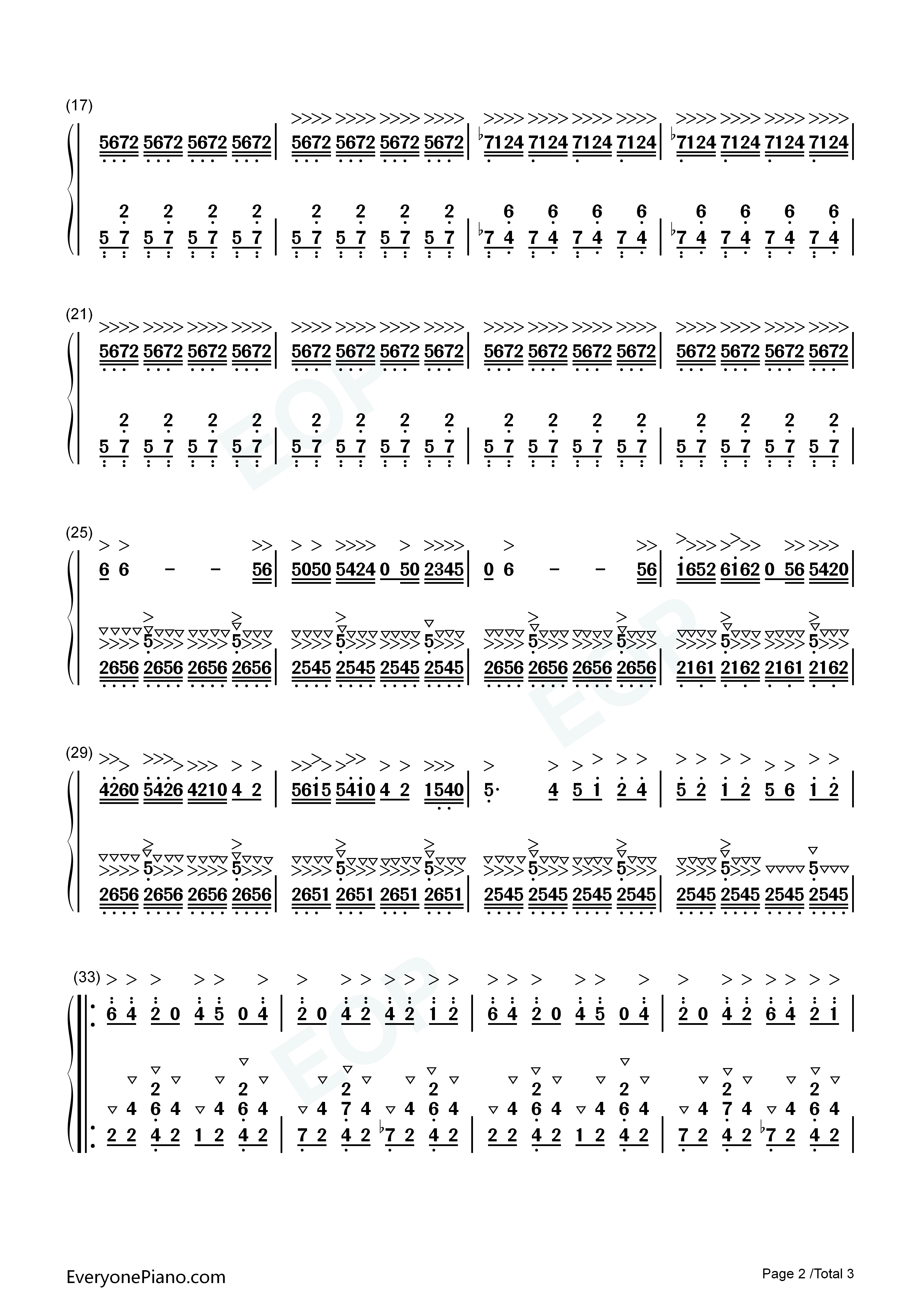 Castle_in_the_Sky钢琴简谱_猎豹移动公司演唱