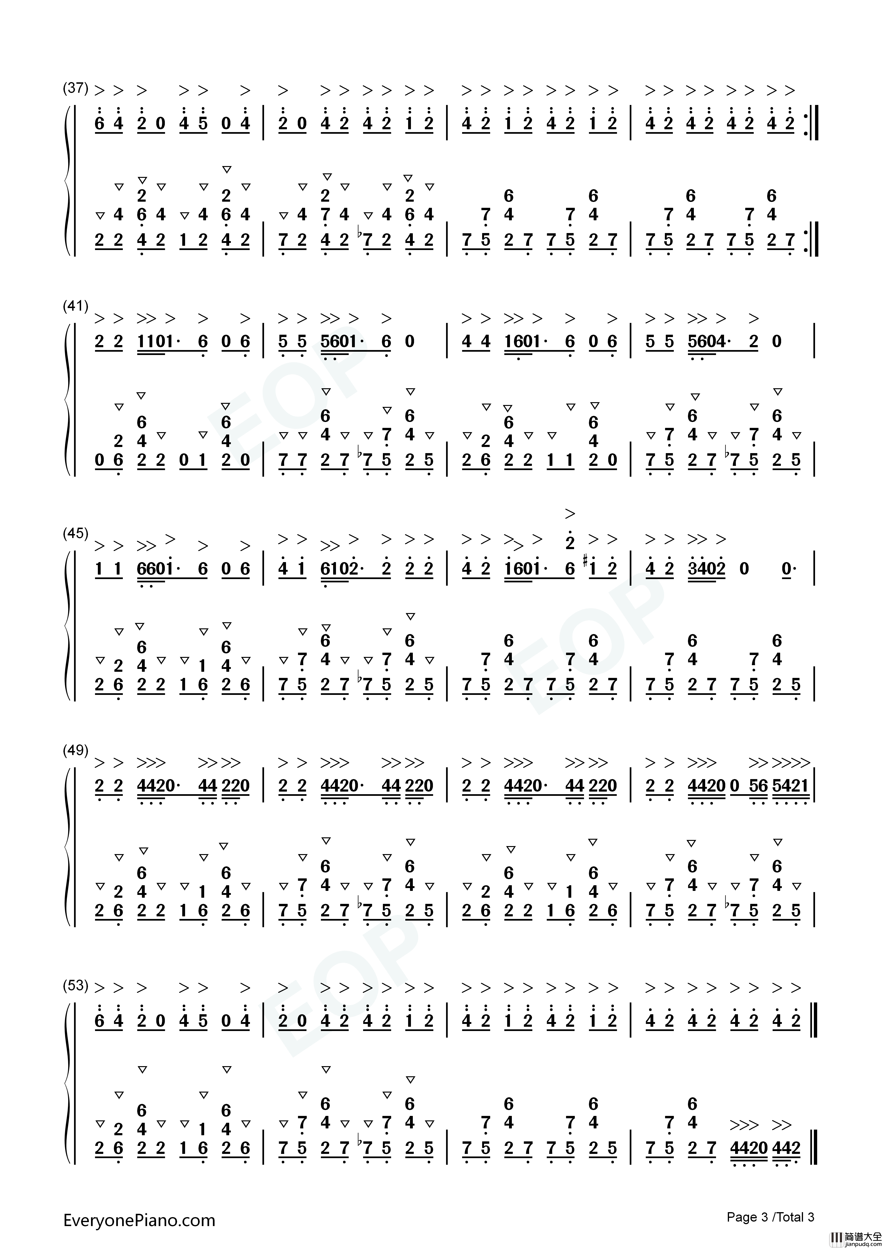 Castle_in_the_Sky钢琴简谱_猎豹移动公司演唱