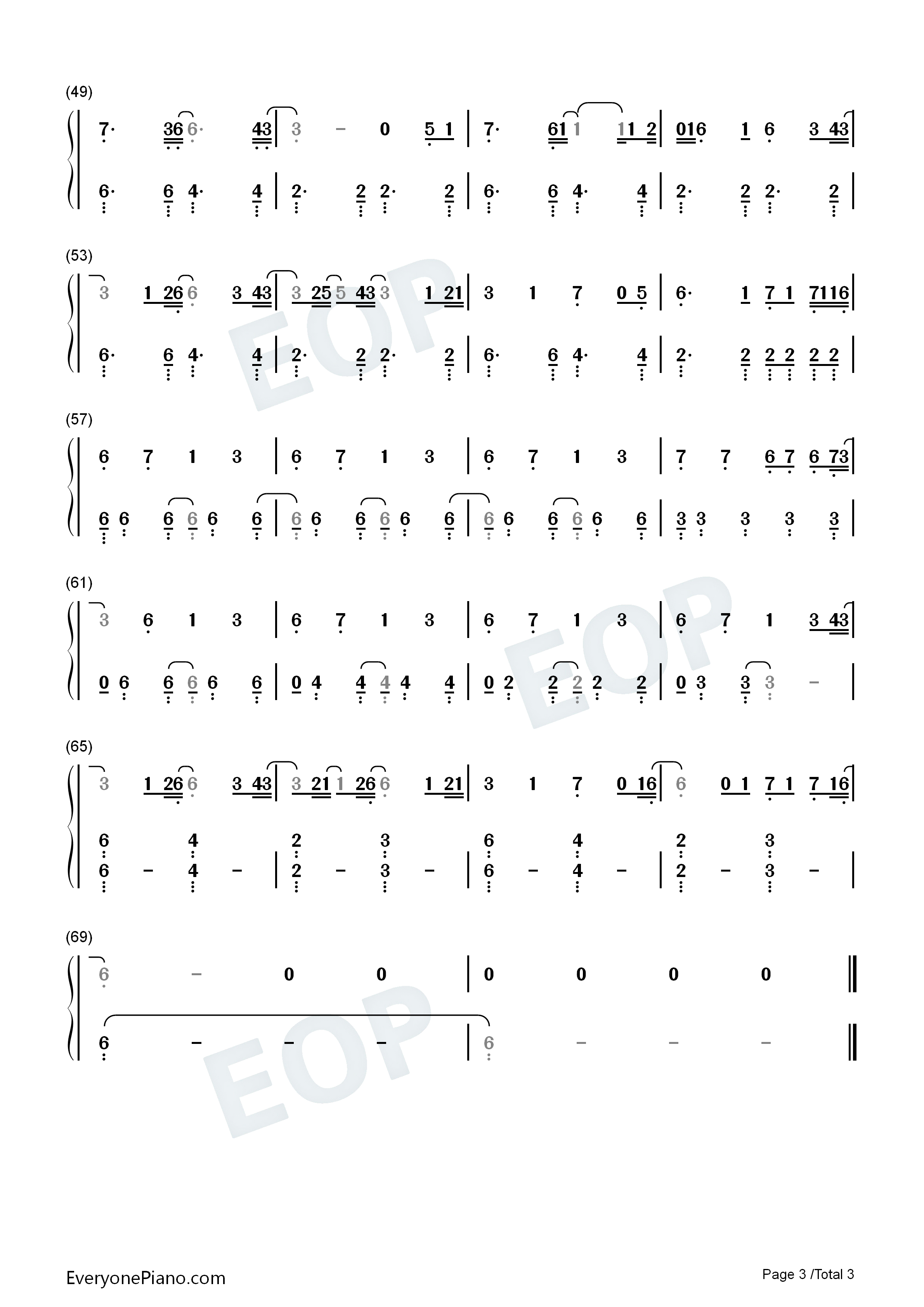 No_Time_to_Die钢琴简谱_Billie_Eilish演唱