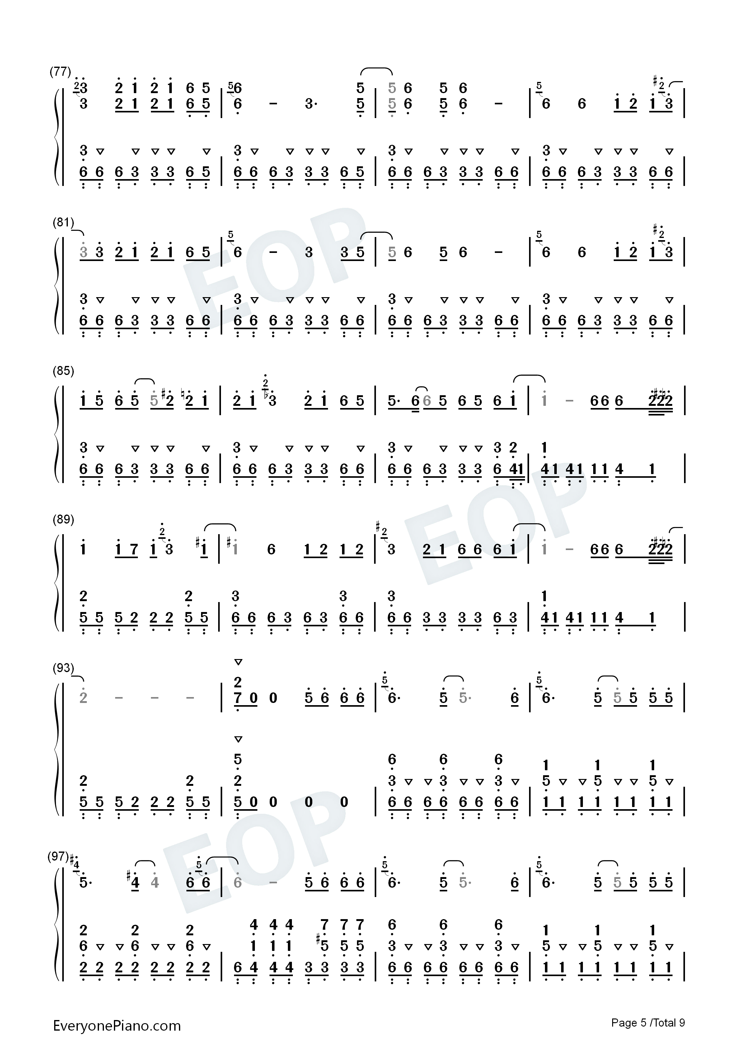 荒野魂斗罗钢琴简谱_华晨宇演唱