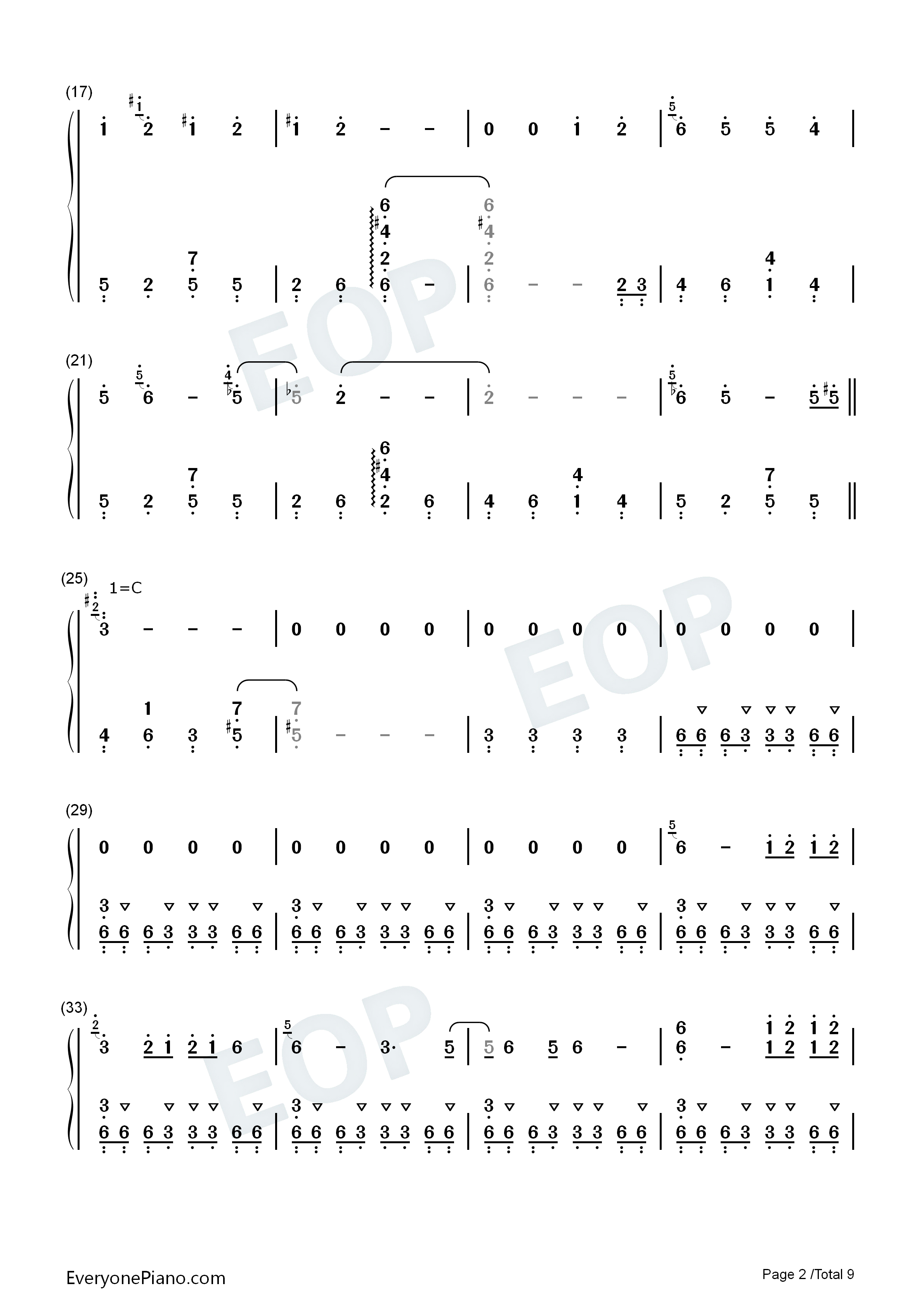 荒野魂斗罗钢琴简谱_华晨宇演唱