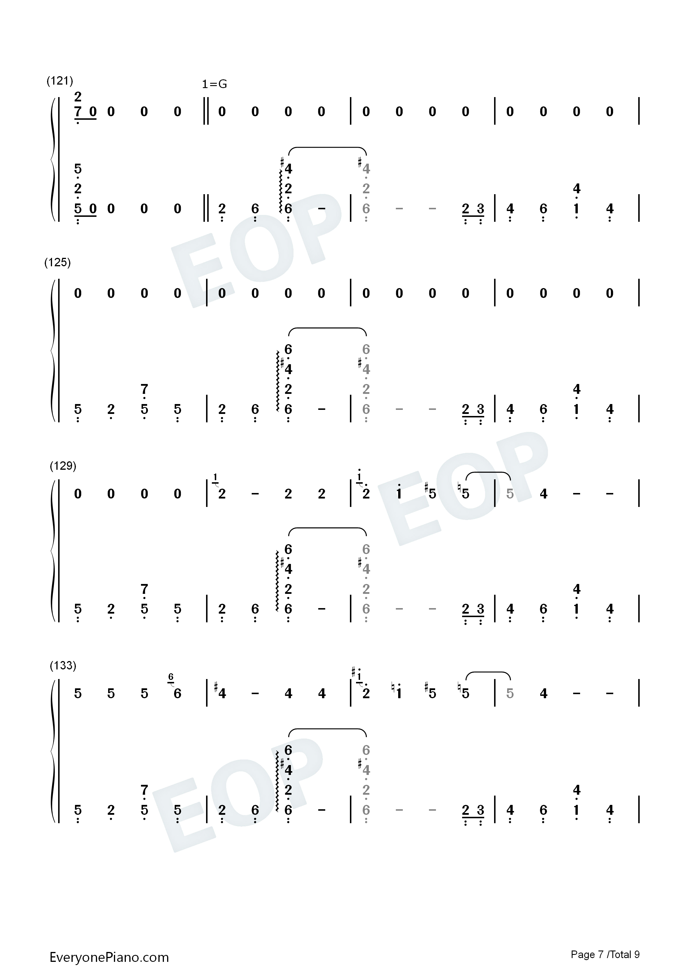荒野魂斗罗钢琴简谱_华晨宇演唱