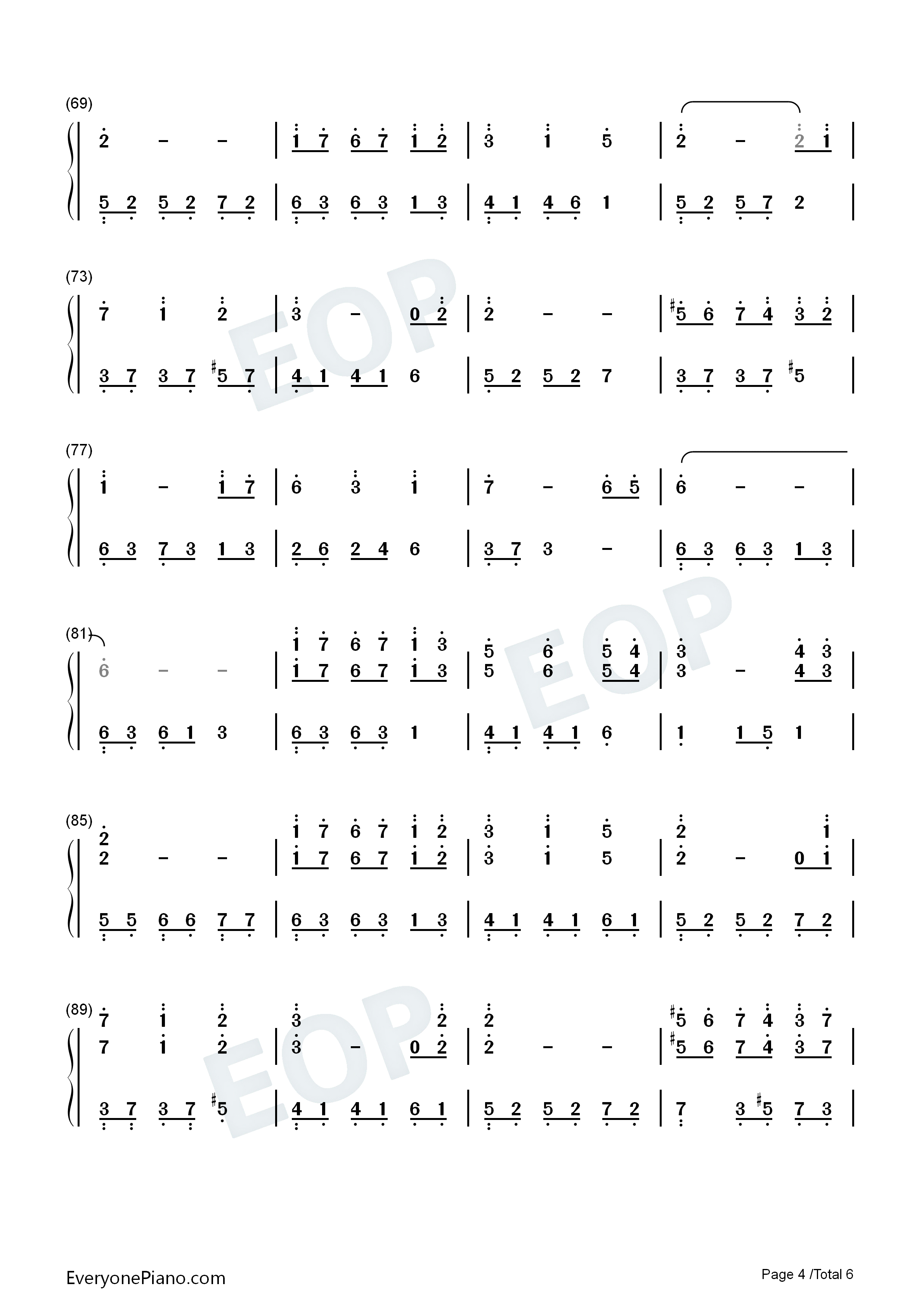 终于钢琴简谱_双笙演唱