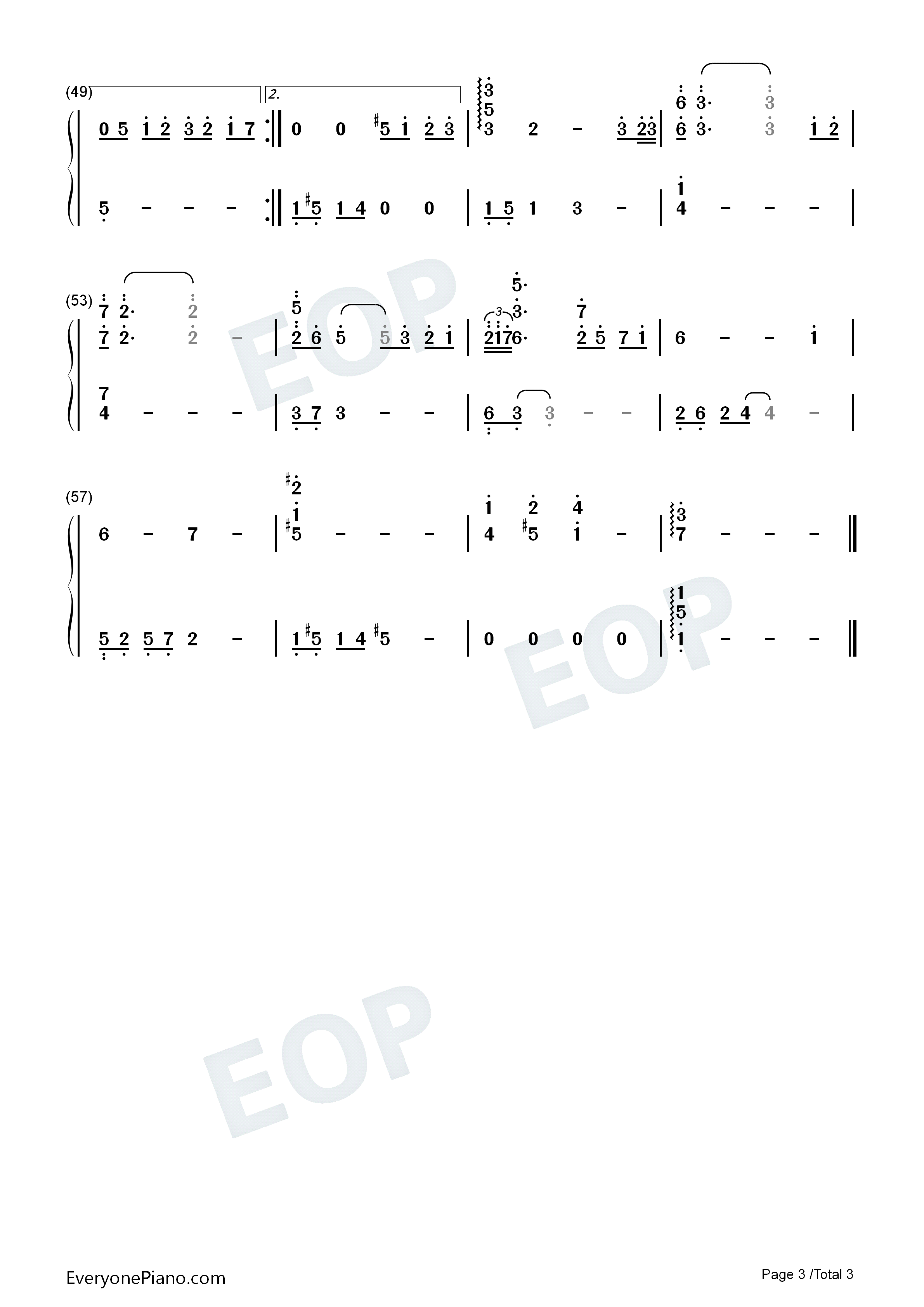 永不失联的爱钢琴简谱_周兴哲演唱