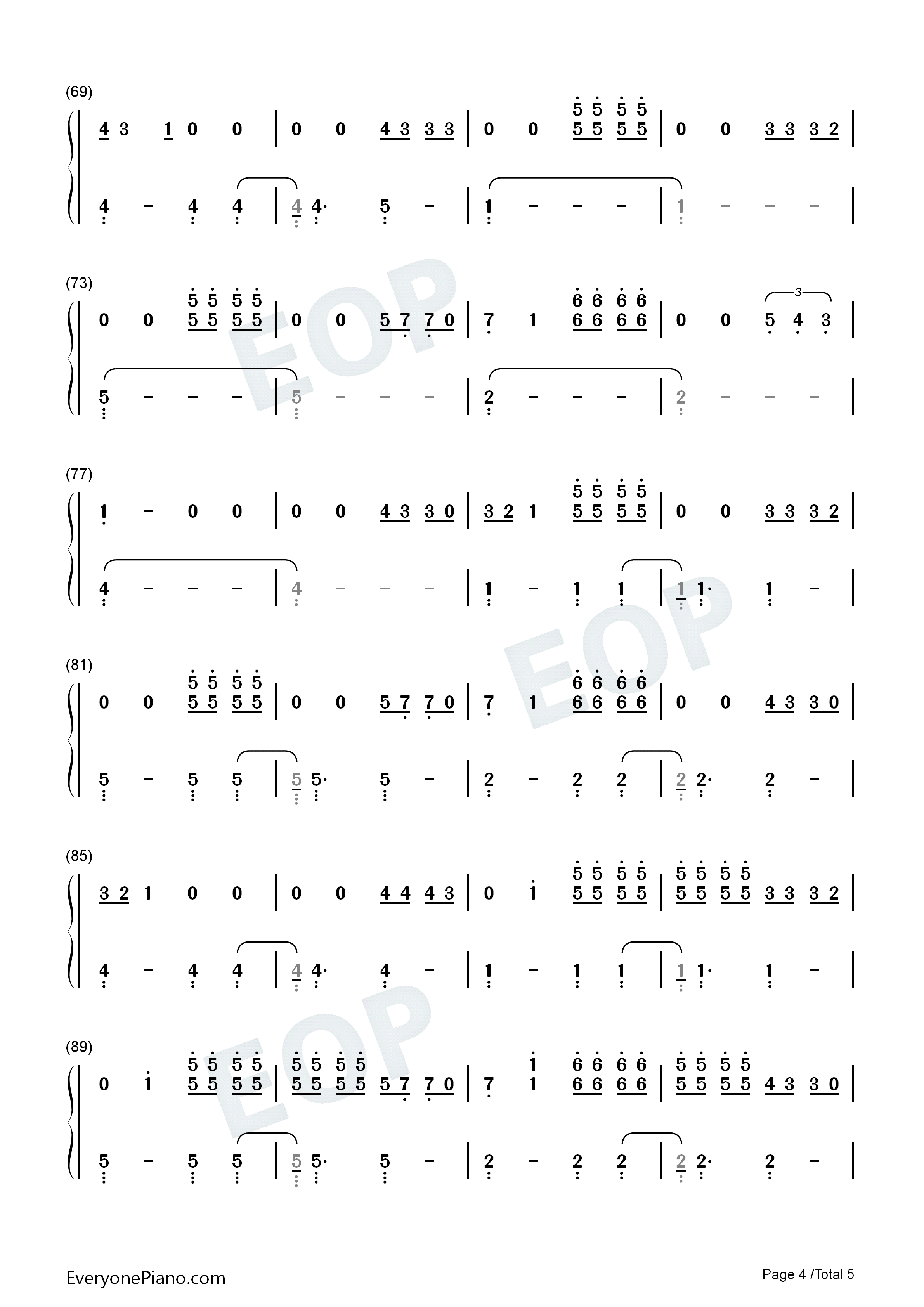 Only_the_Young钢琴简谱_Taylor_Swift演唱