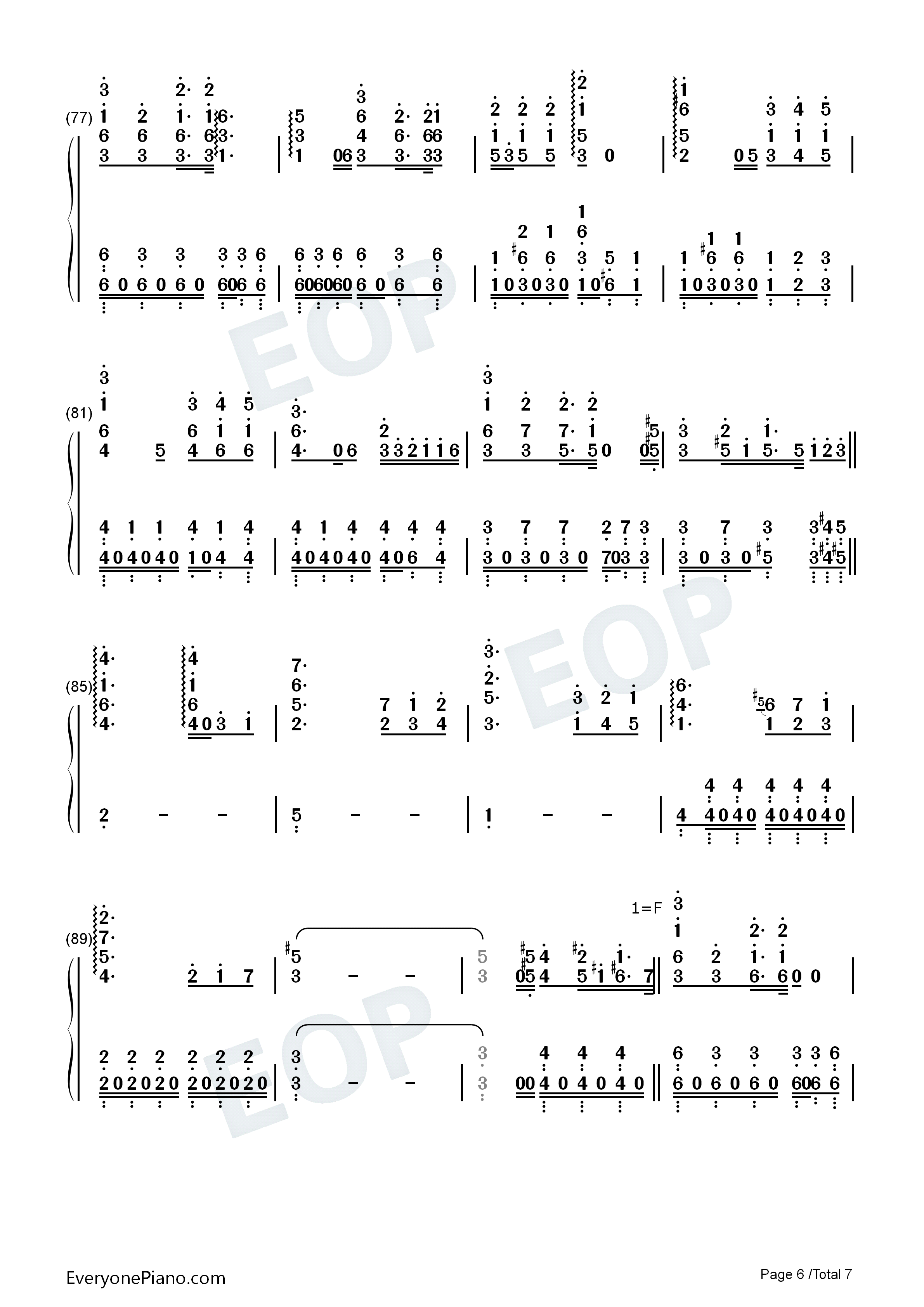 Good_Thing钢琴简谱_Zedd_Kehlani演唱