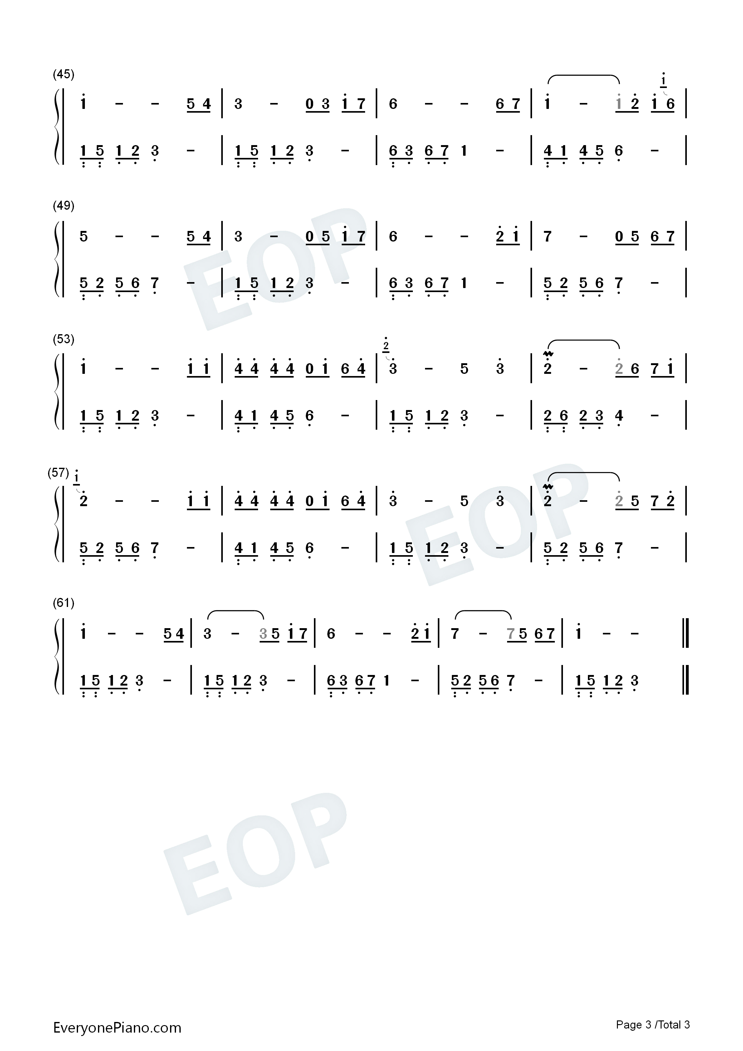 夜色钢琴简谱_邓丽君演唱