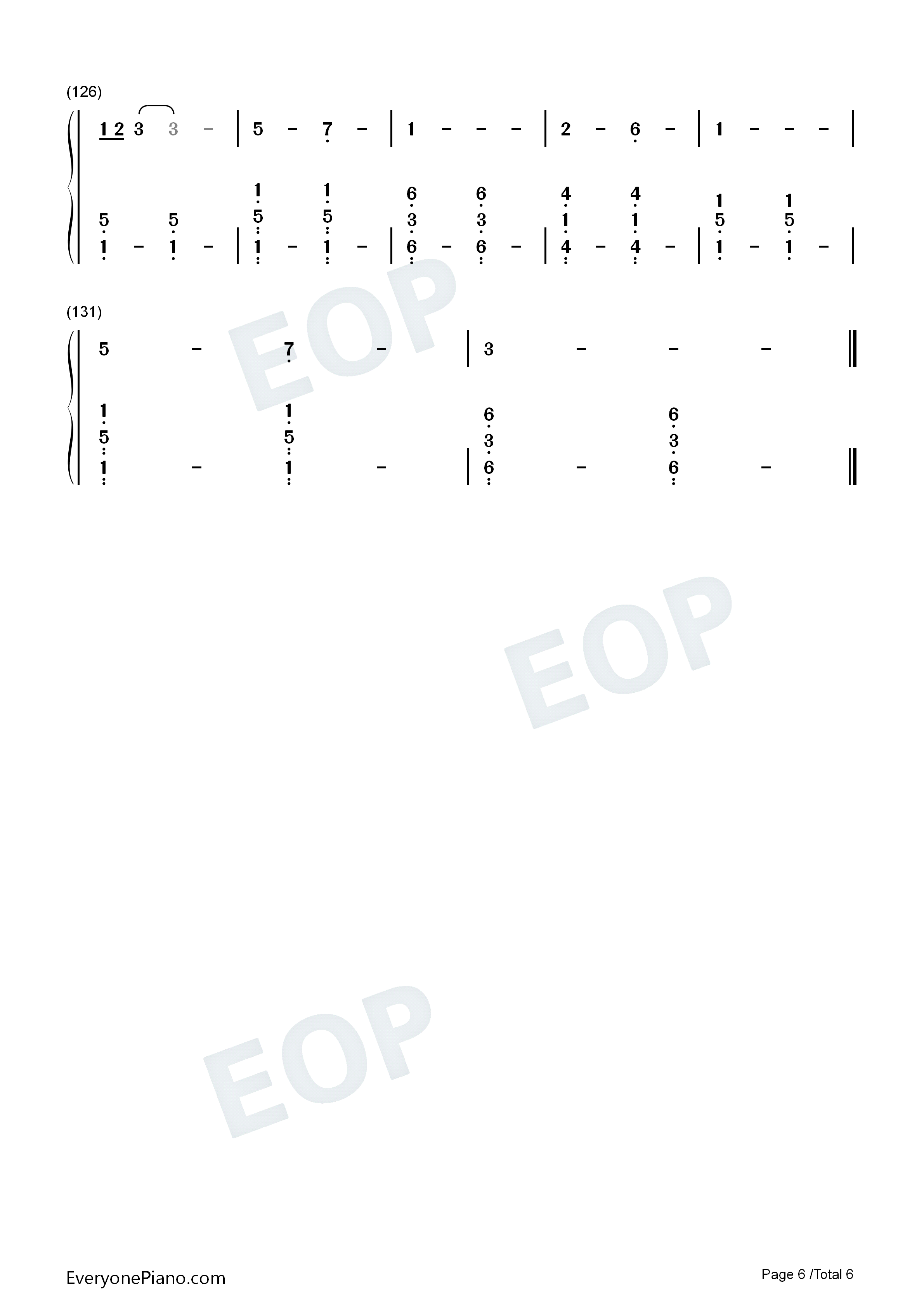 Never_Worn_White钢琴简谱_Katy_Perry演唱