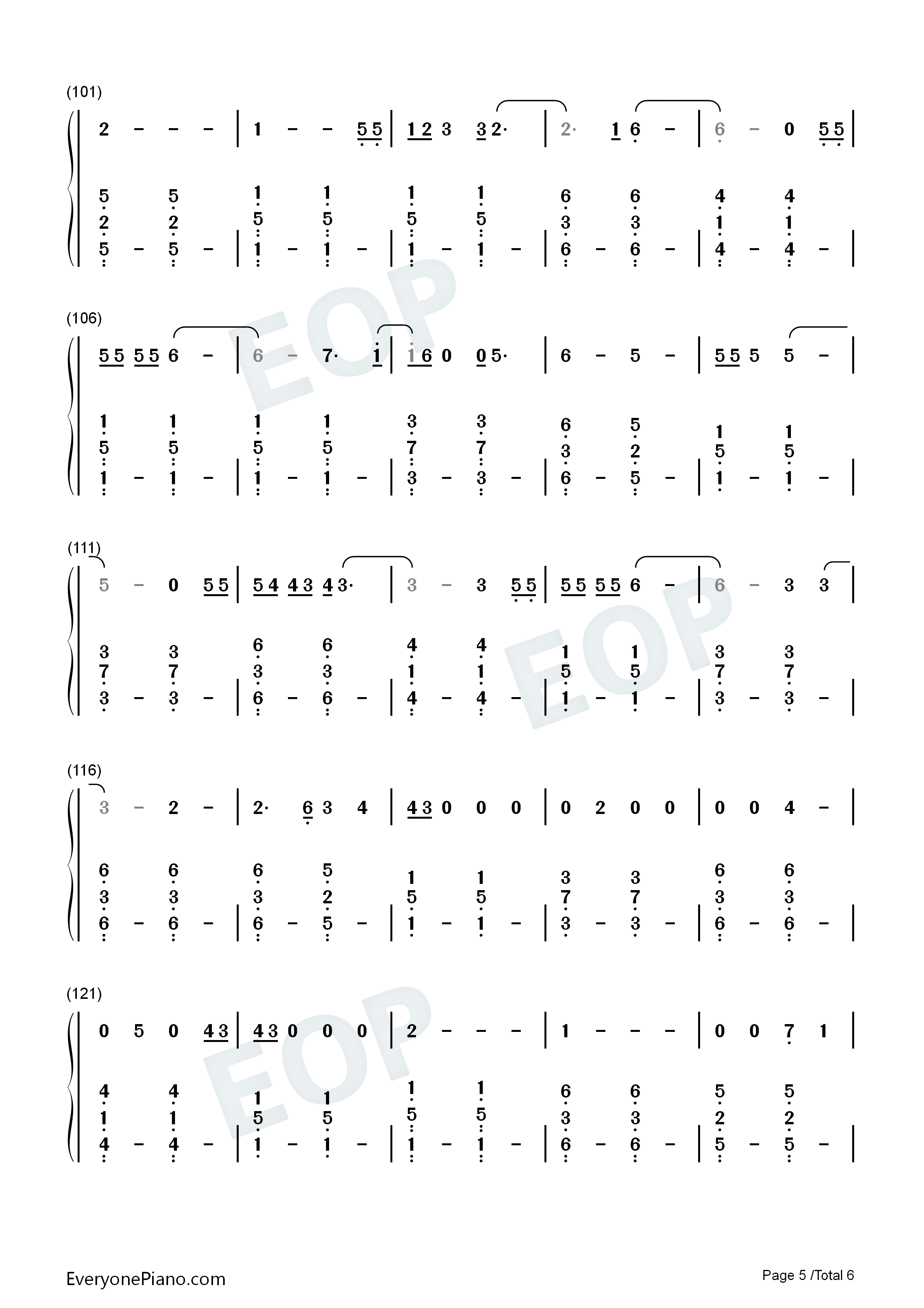 Never_Worn_White钢琴简谱_Katy_Perry演唱