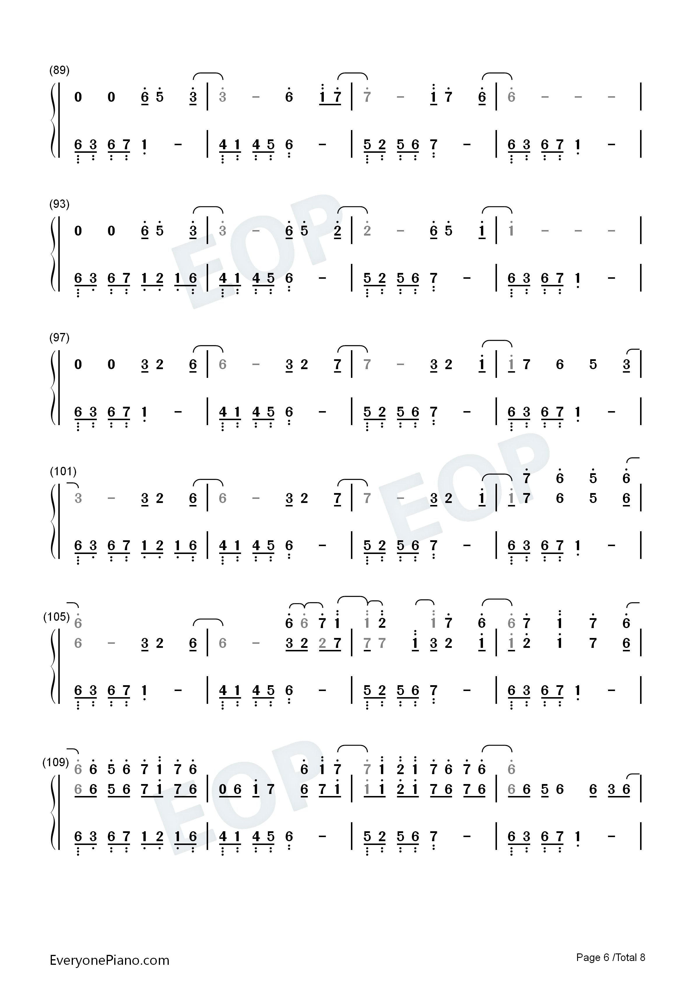 Asphyxia钢琴简谱_逆时针向演唱