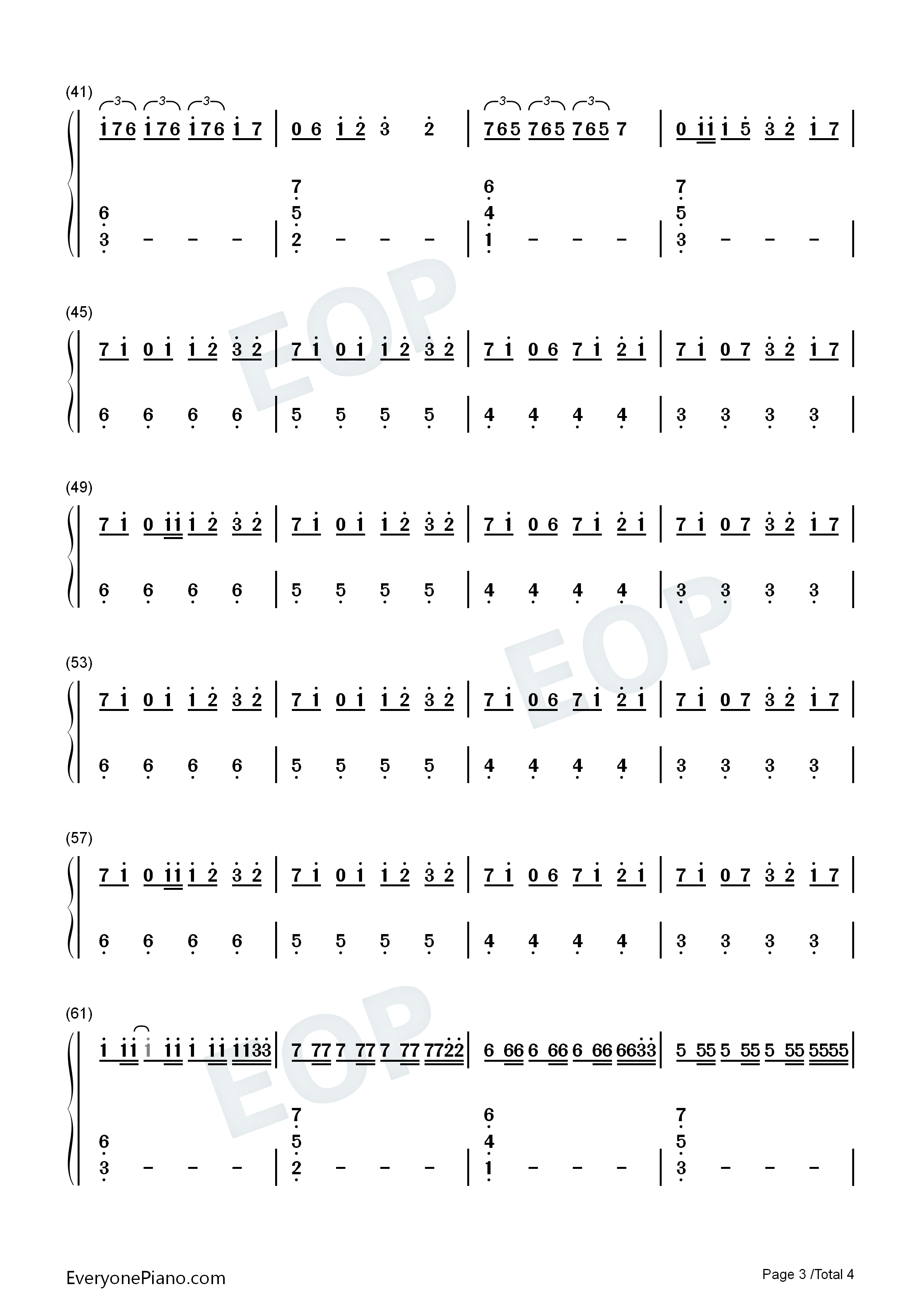 Ride_It钢琴简谱_Regard演唱