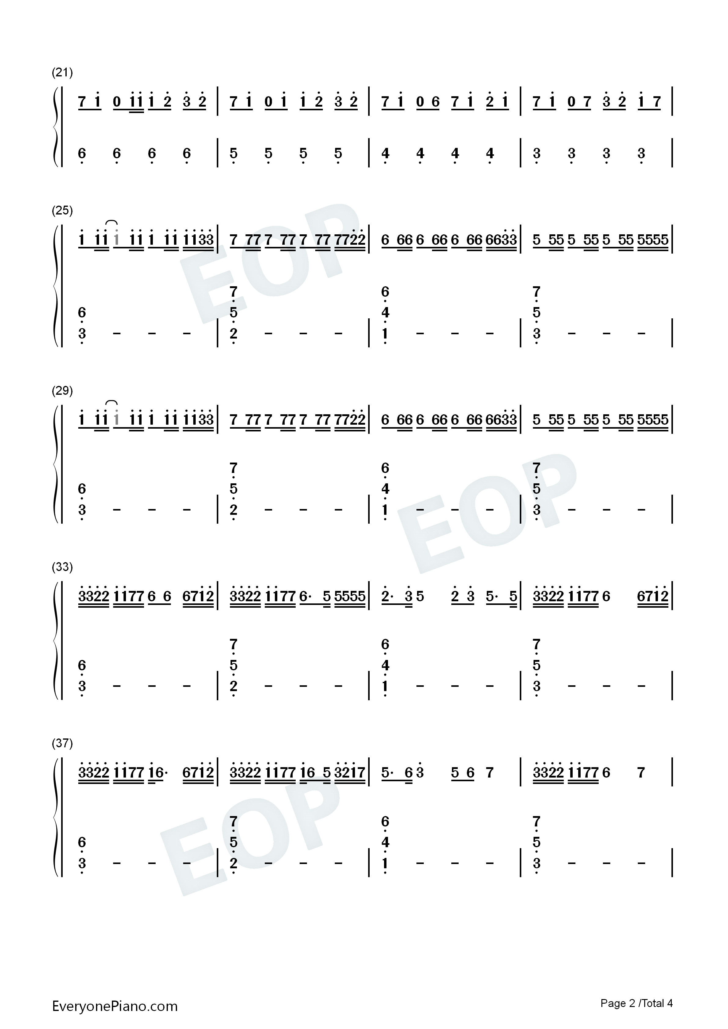 Ride_It钢琴简谱_Regard演唱