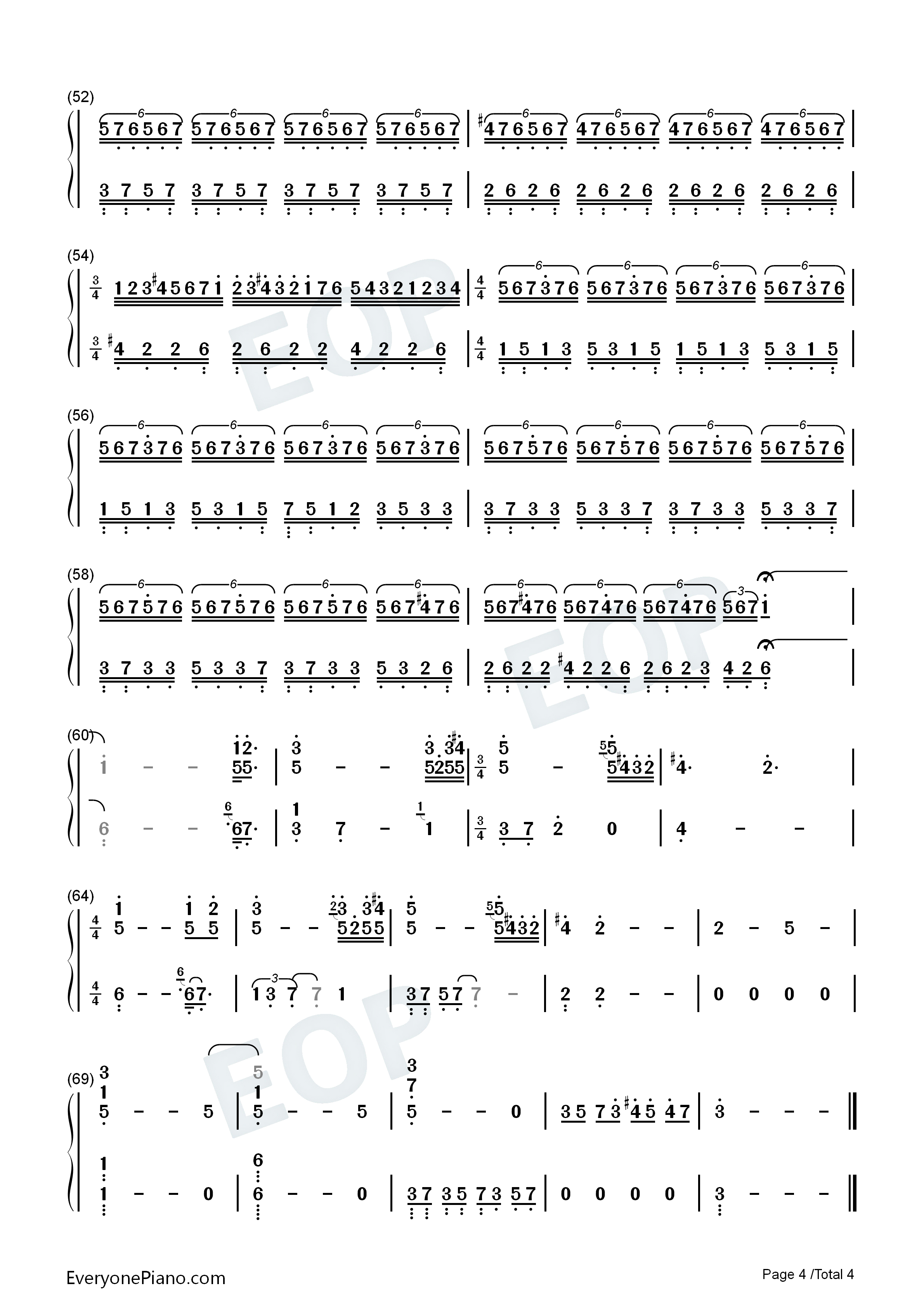 I_Love_You钢琴简谱_RIOPY演唱