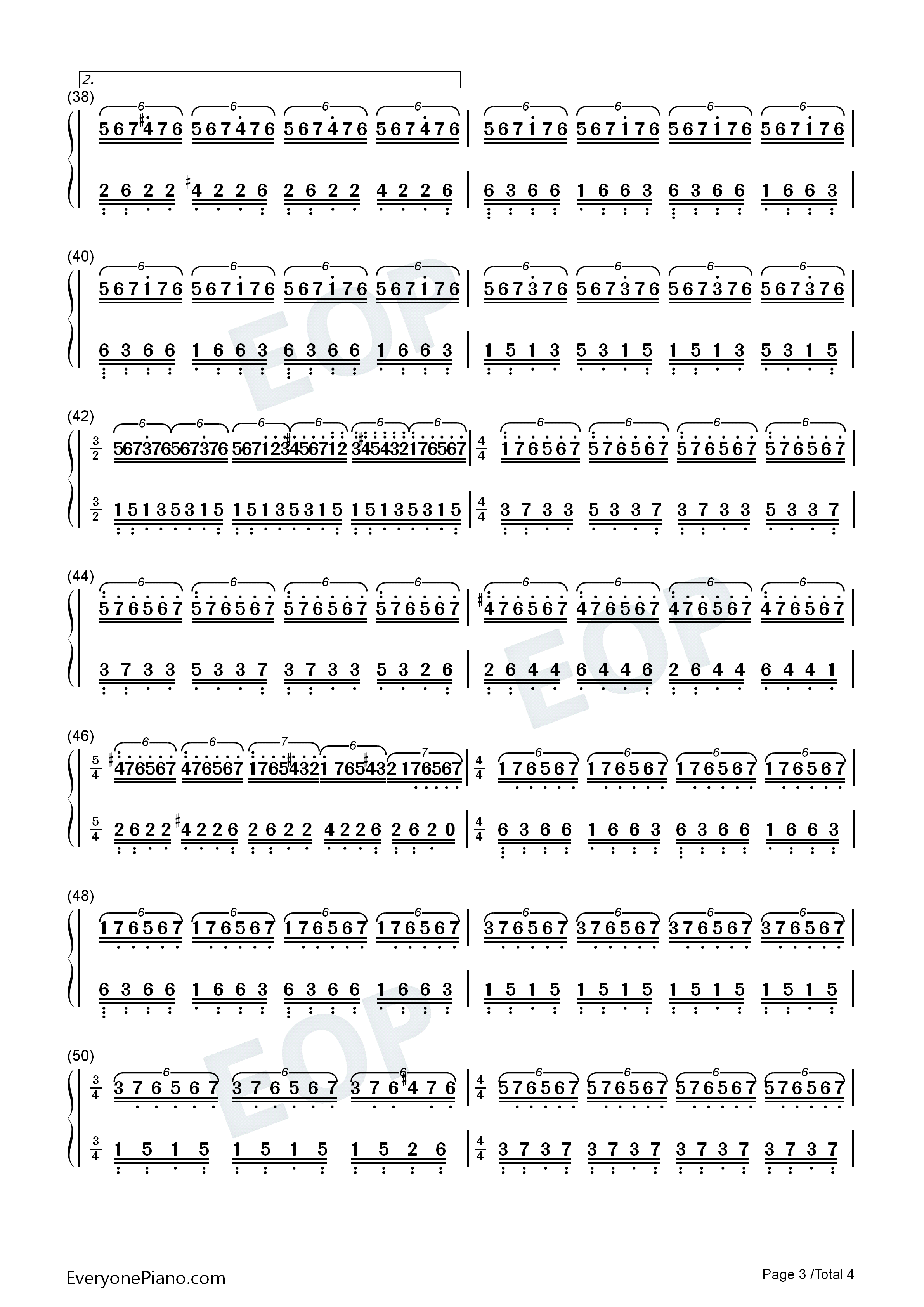 I_Love_You钢琴简谱_RIOPY演唱