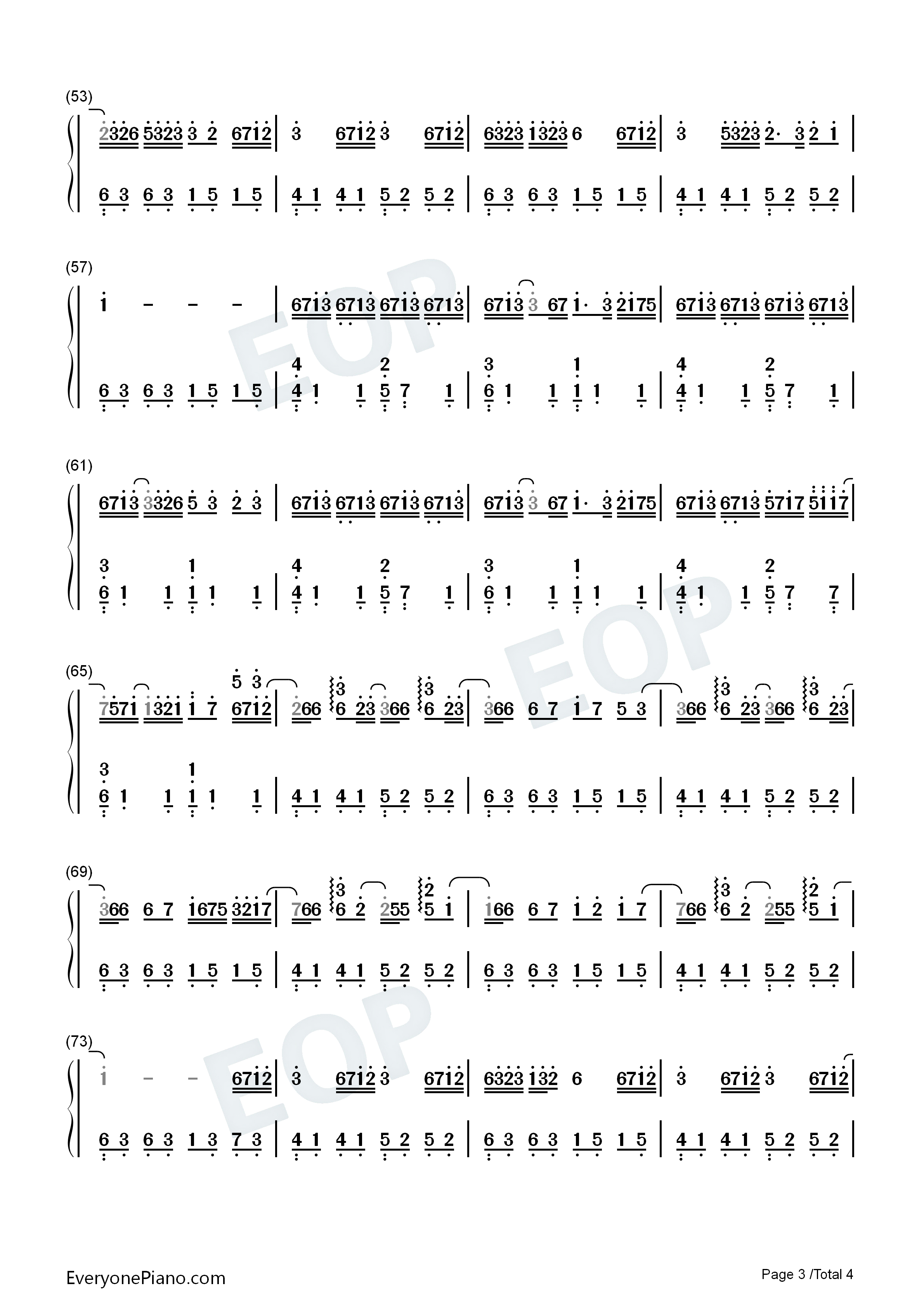 Whos_Lovin_You钢琴简谱_October演唱